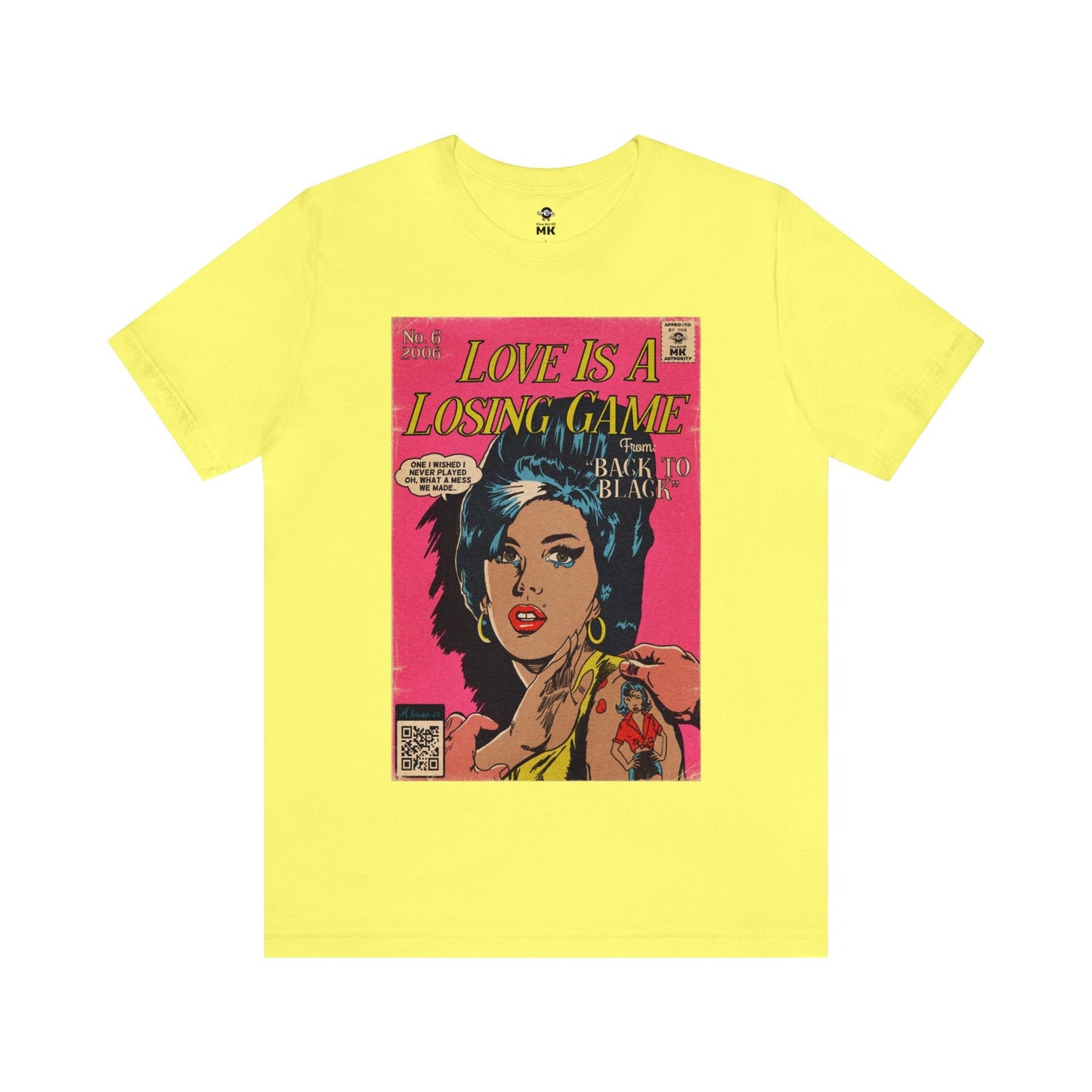 Amy Winehouse - Love Is A Losing Game - Unisex Jersey Short Sleeve Tee