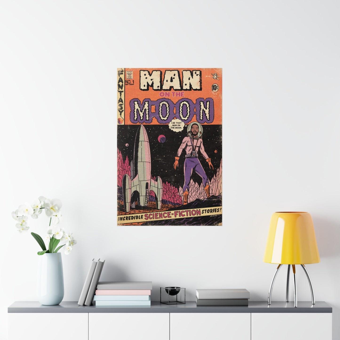 Kid Cudi - Man On The Moon - Vertical Matte Poster