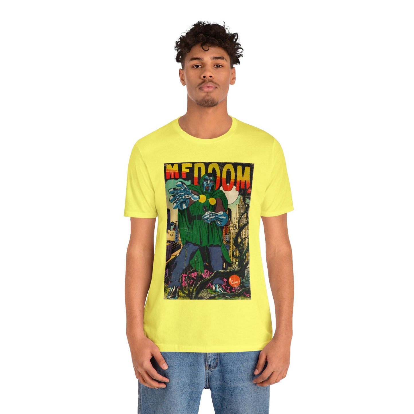 MF DOOM - Comic Book Art - Unisex Jersey T-Shirt