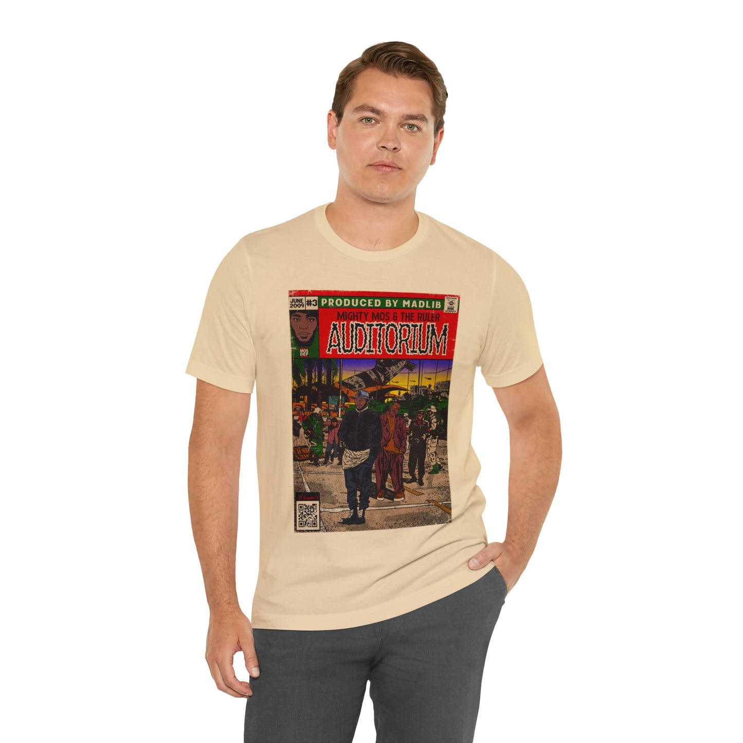 Mos Def & Slick Rick - Auditorium- Unisex Jersey Short Sleeve Tee