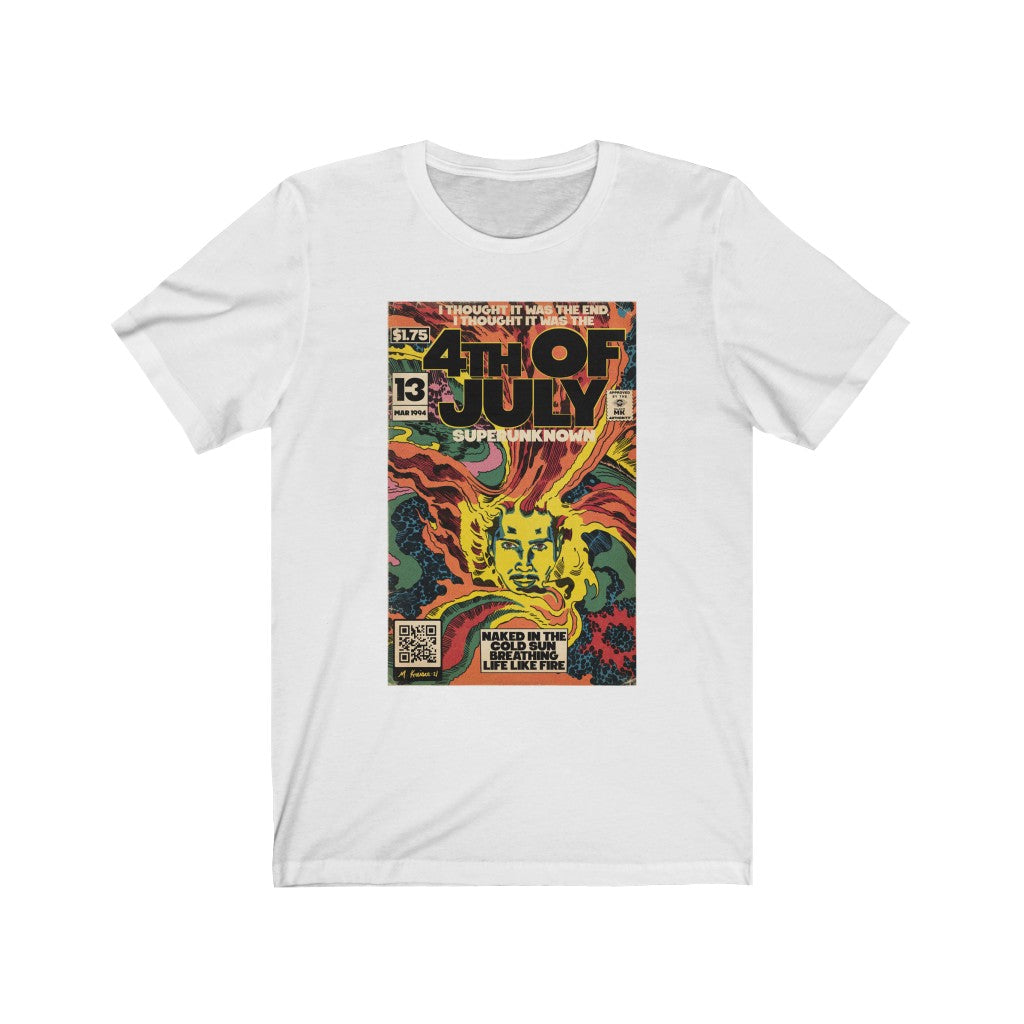 Soundgarden - 4th Of July - Grunge Comic Art - Unisex Jersey Short Sleeve Tee