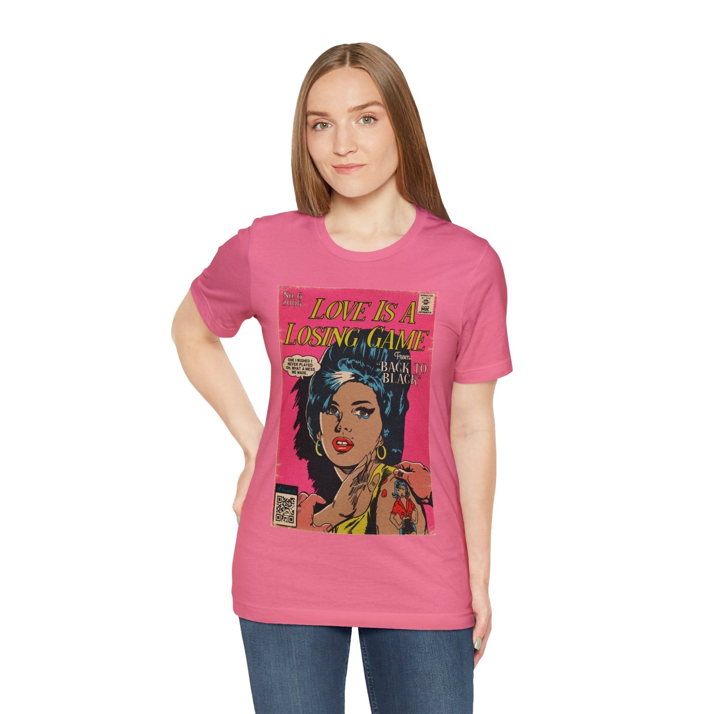 Amy Winehouse - Love Is A Losing Game - Unisex Jersey Short Sleeve Tee