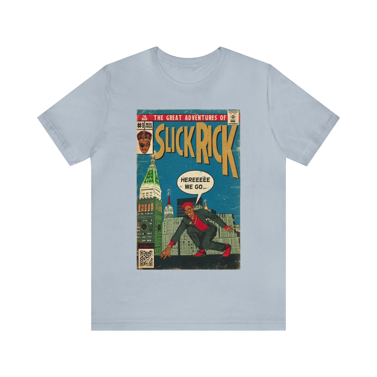 The Great Adventures of Slick Rick - Comic Art - Unisex Jersey Short Sleeve Tee