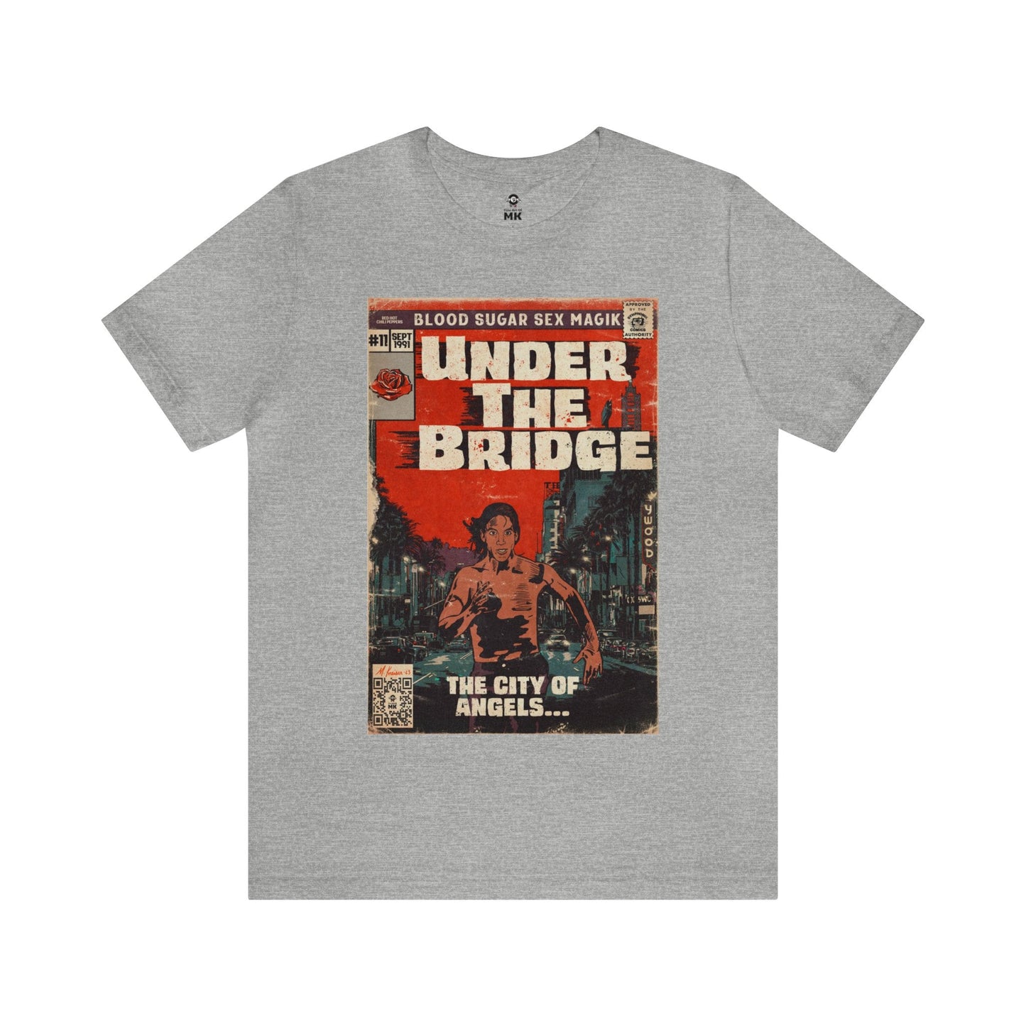 Red Hot Chili Peppers- Under The Bridge - Unisex Jersey Short Sleeve Tee