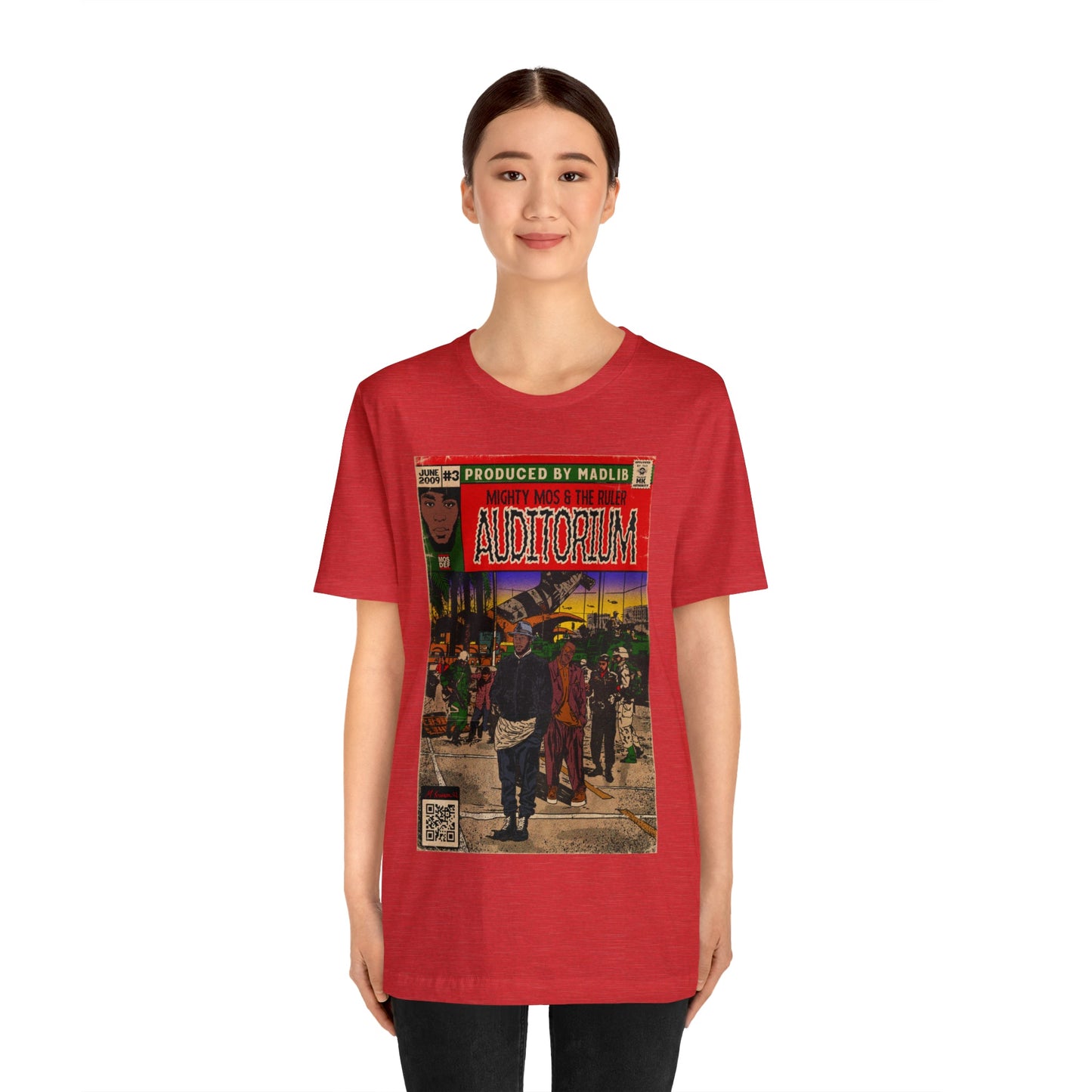 Mos Def & Slick Rick - Auditorium- Unisex Jersey Short Sleeve Tee