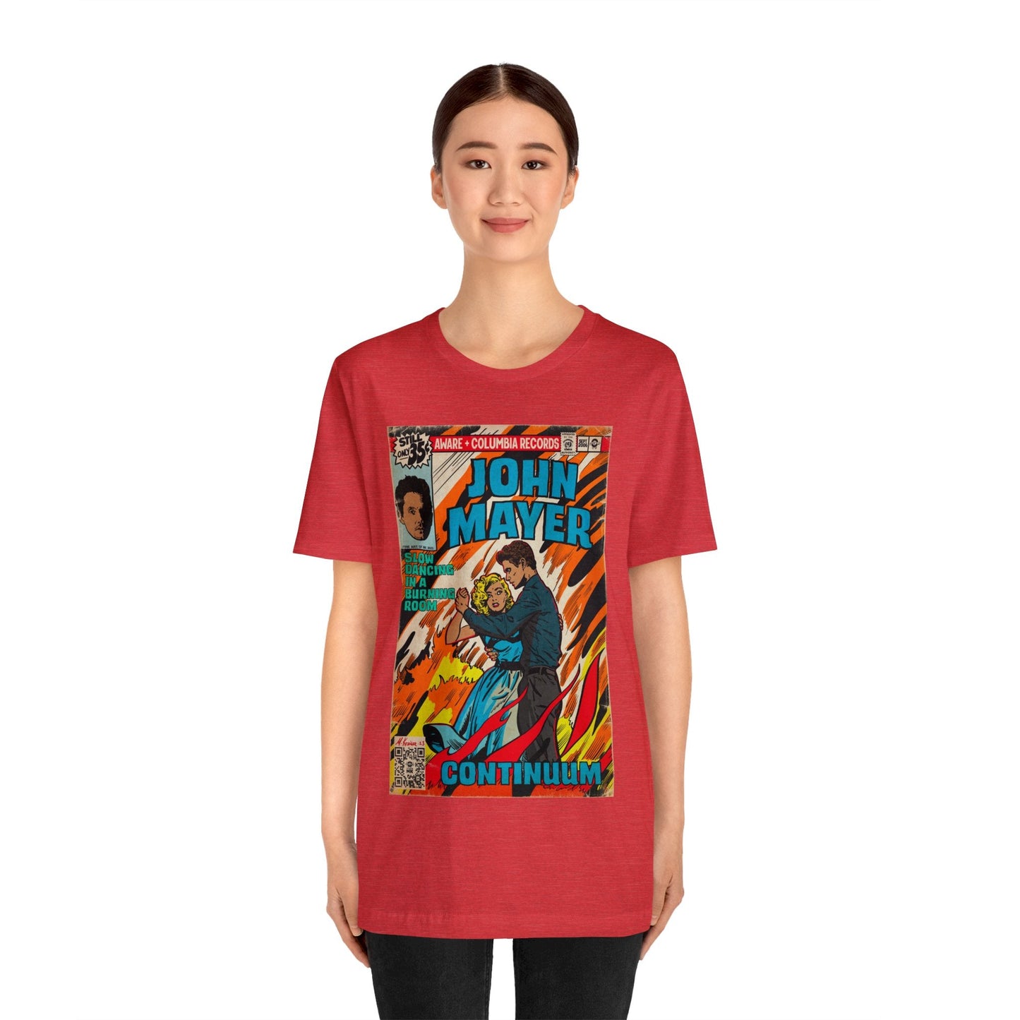 John Mayer - Slow Dancing in a Burning Room - Unisex Jersey Short Sleeve Tee