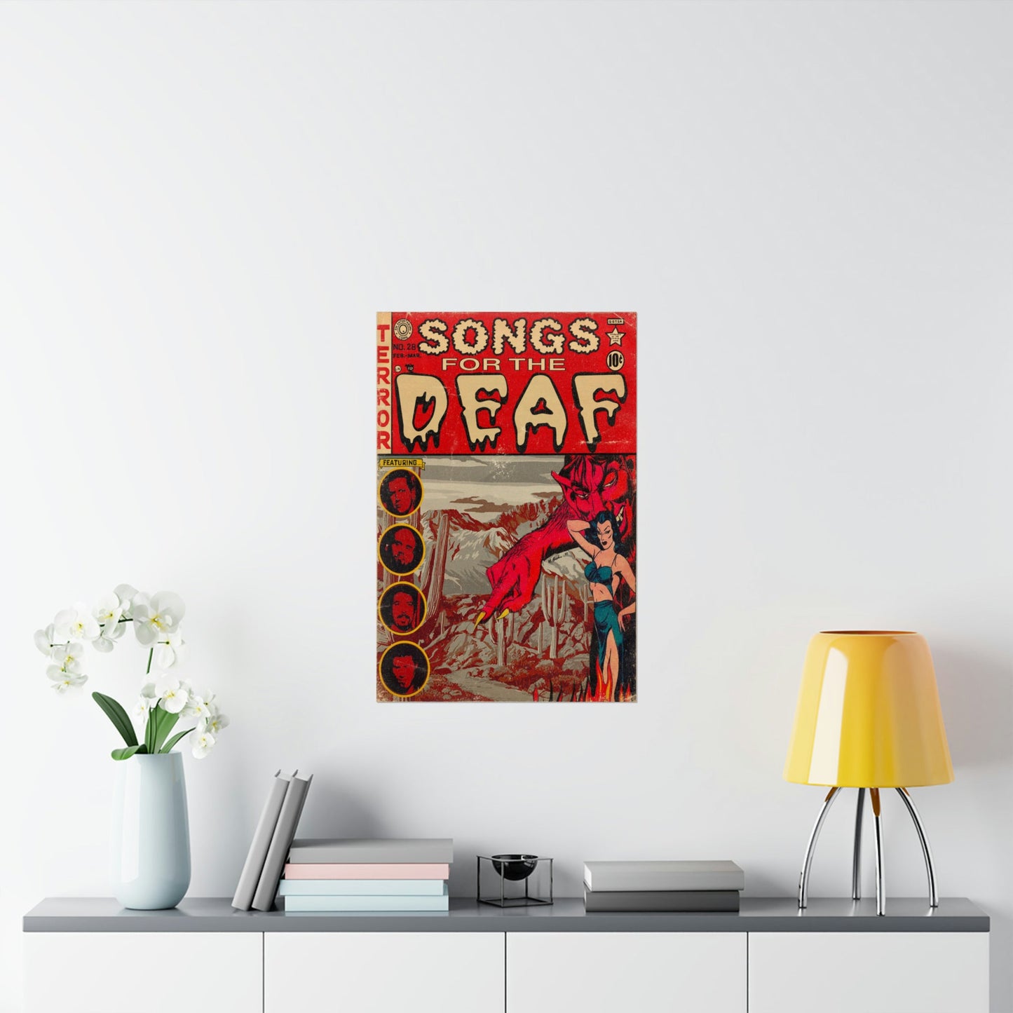 Queens Of The Stone Age - Songs For The Deaf - QOTSA - Vertical Matte Poster