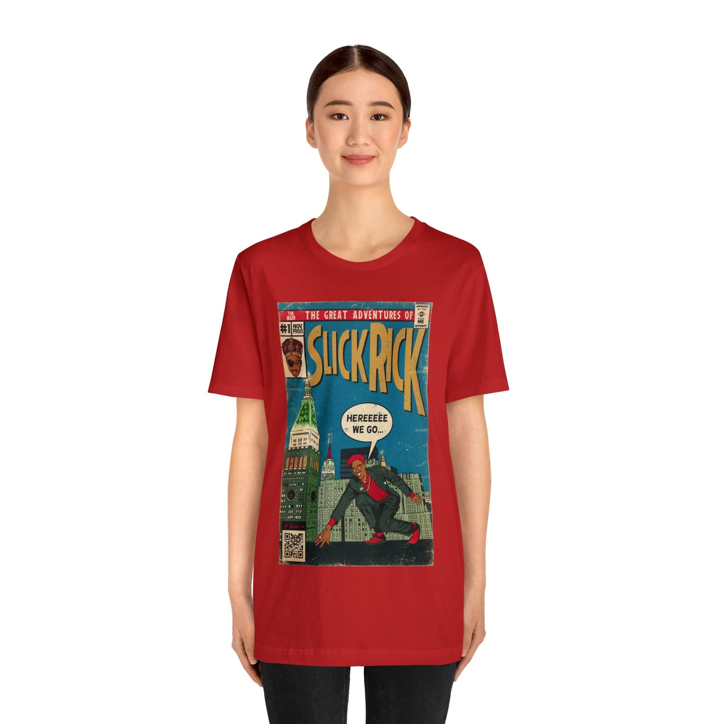 The Great Adventures of Slick Rick - Comic Art - Unisex Jersey Short Sleeve Tee