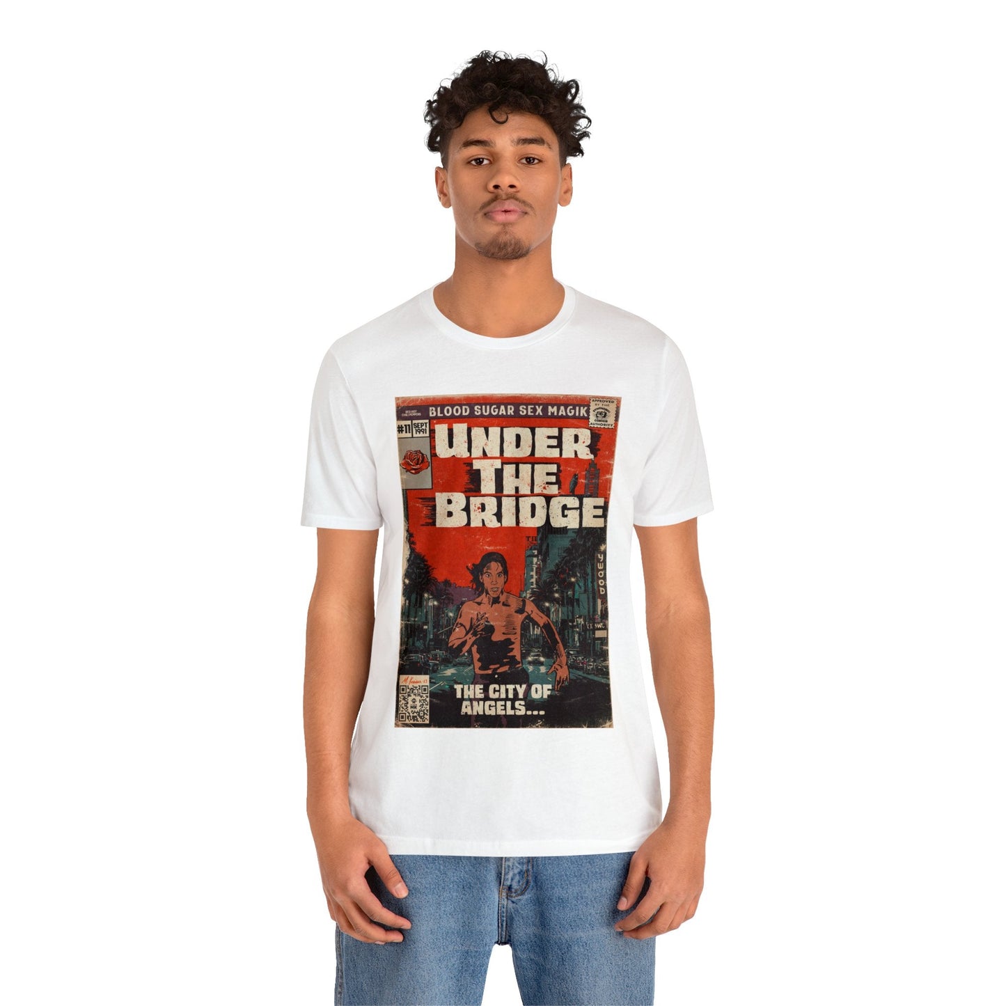 Red Hot Chili Peppers- Under The Bridge - Unisex Jersey Short Sleeve Tee