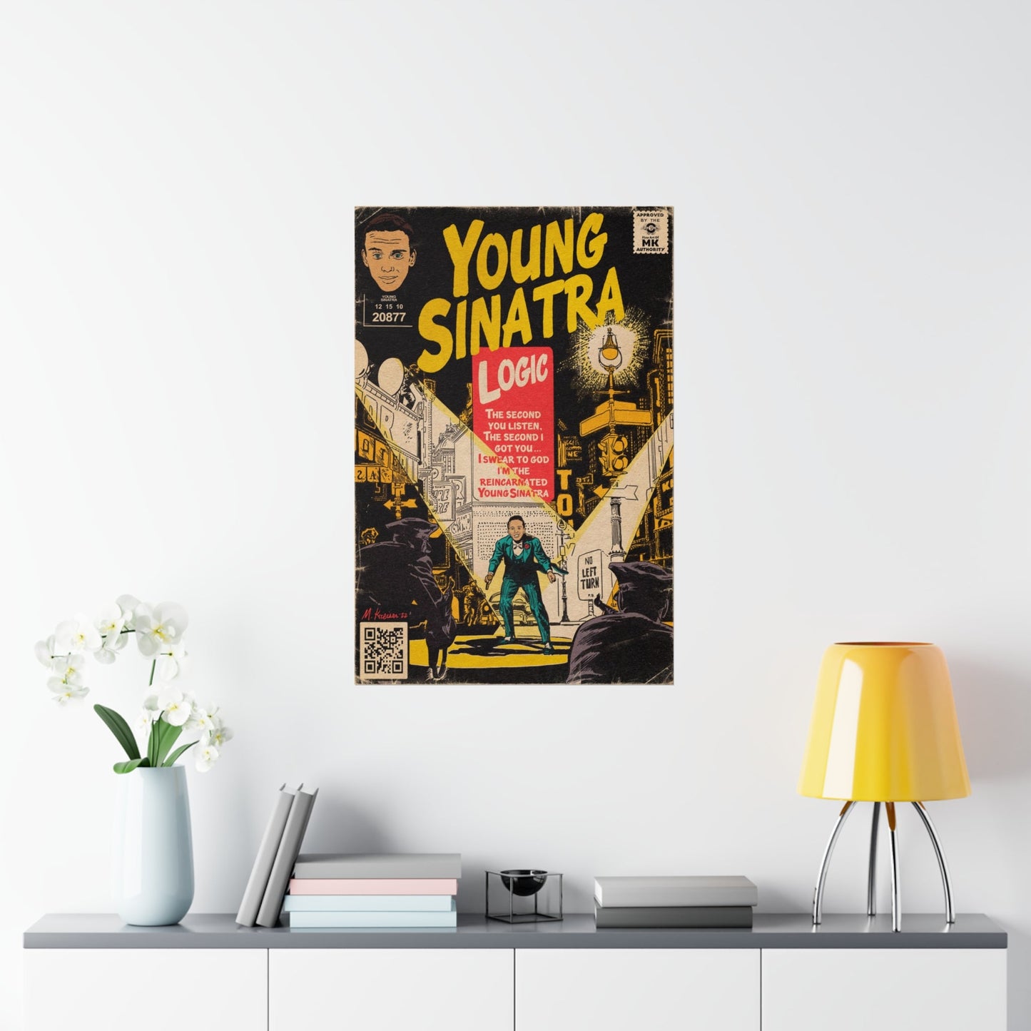 Logic - Young Sinatra - Vertical Matte Poster