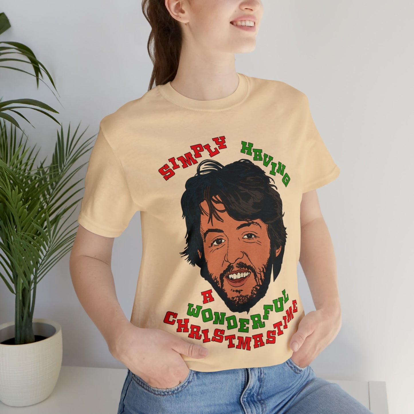 Paul McCartney - Wonderful Christmastime - Unisex Jersey Short Sleeve Tee