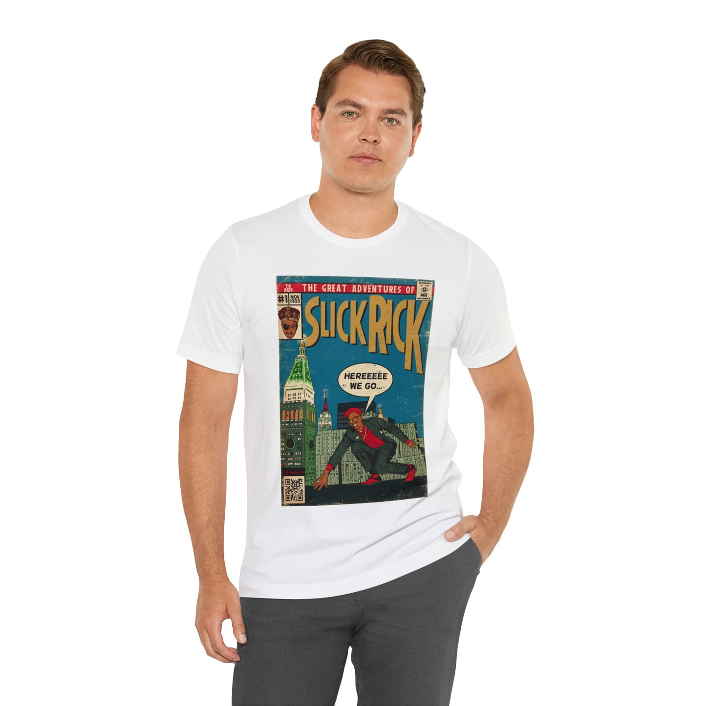 The Great Adventures of Slick Rick - Comic Art - Unisex Jersey Short Sleeve Tee