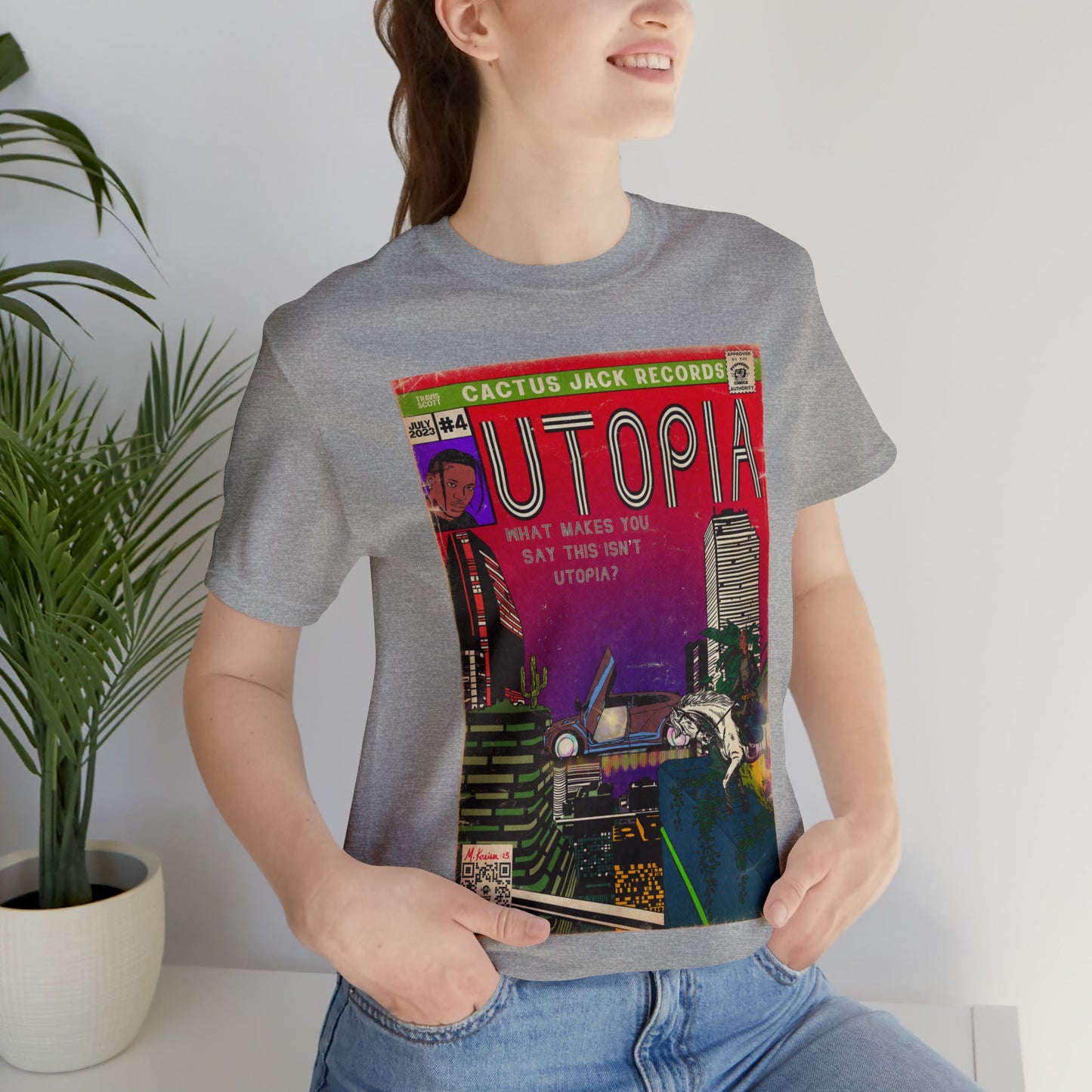 Travis Scott - Utopia - Unisex Jersey Short Sleeve Tee