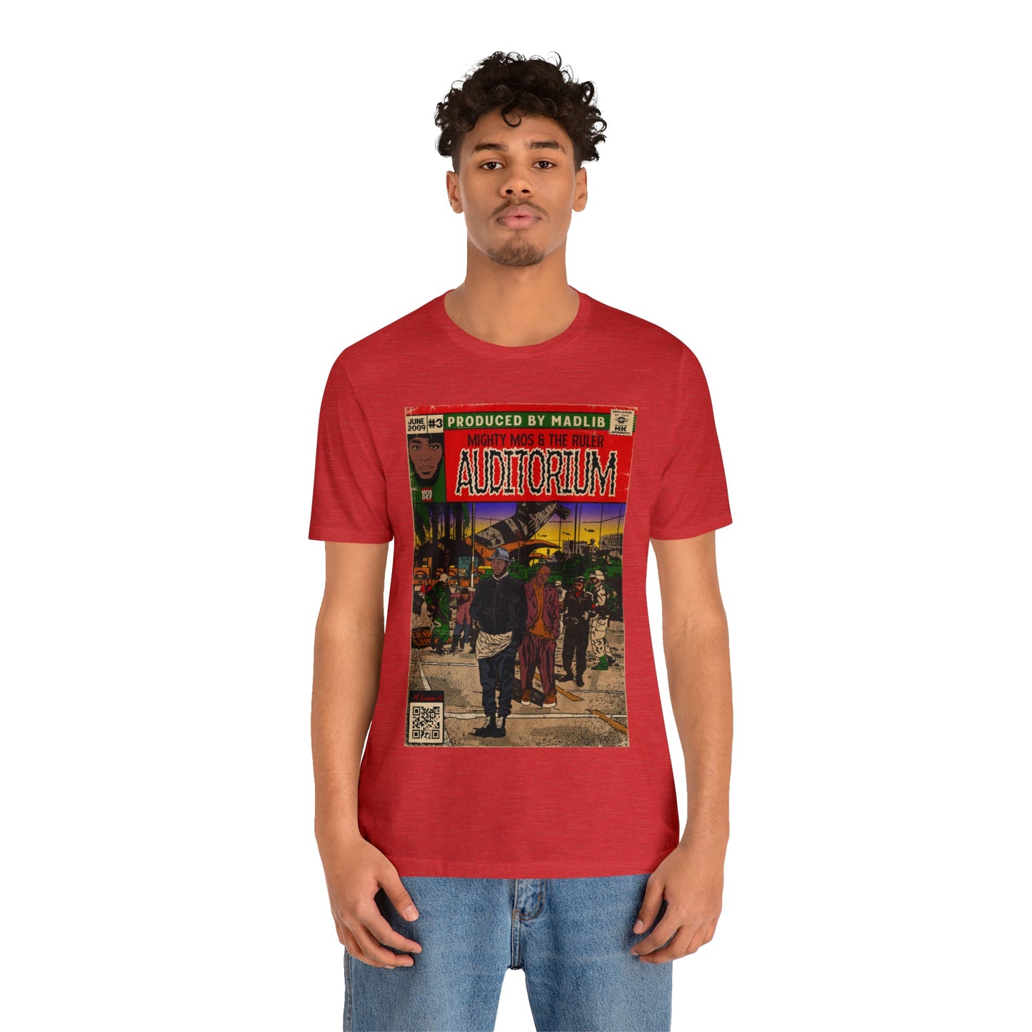 Mos Def & Slick Rick - Auditorium- Unisex Jersey Short Sleeve Tee