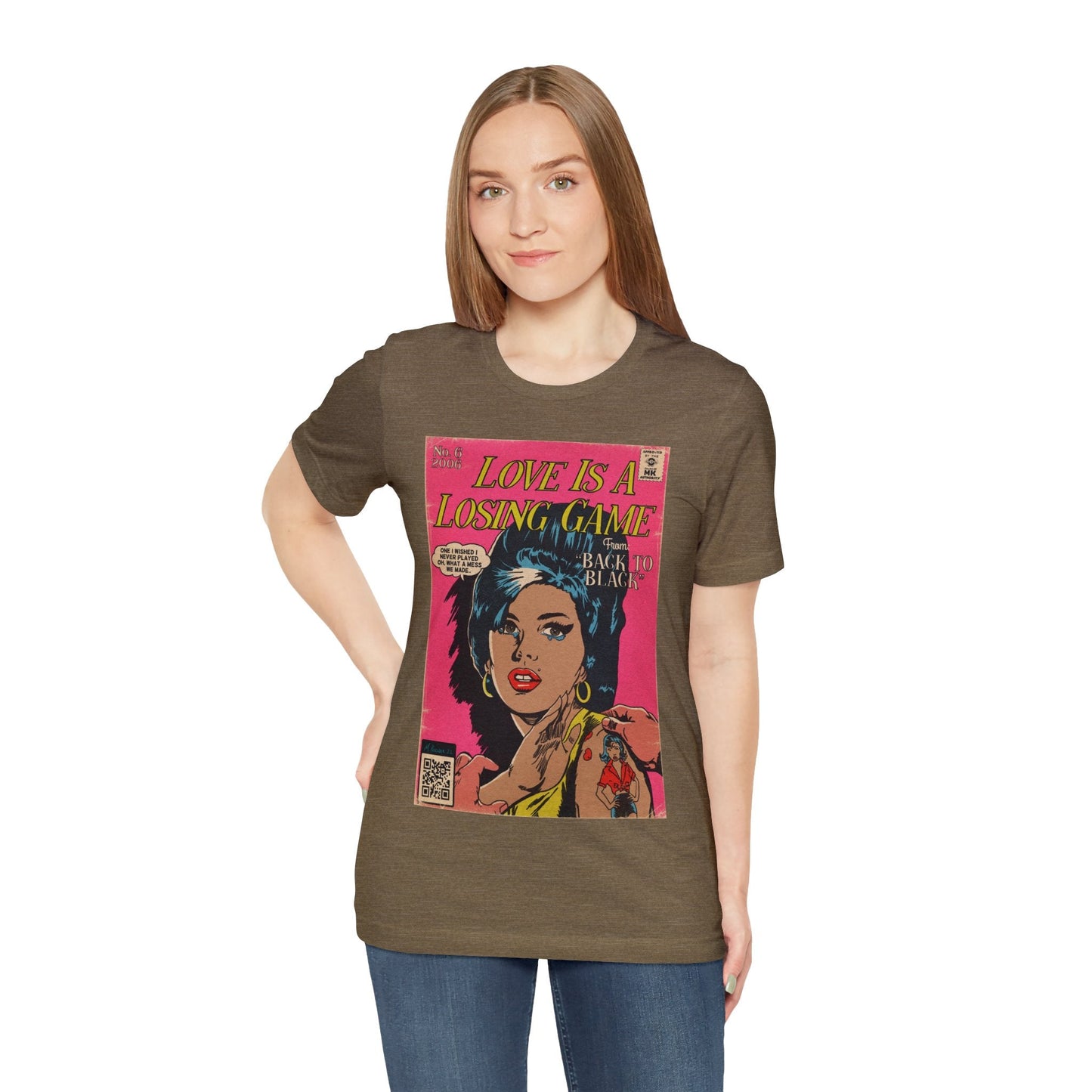 Amy Winehouse - Love Is A Losing Game - Unisex Jersey Short Sleeve Tee