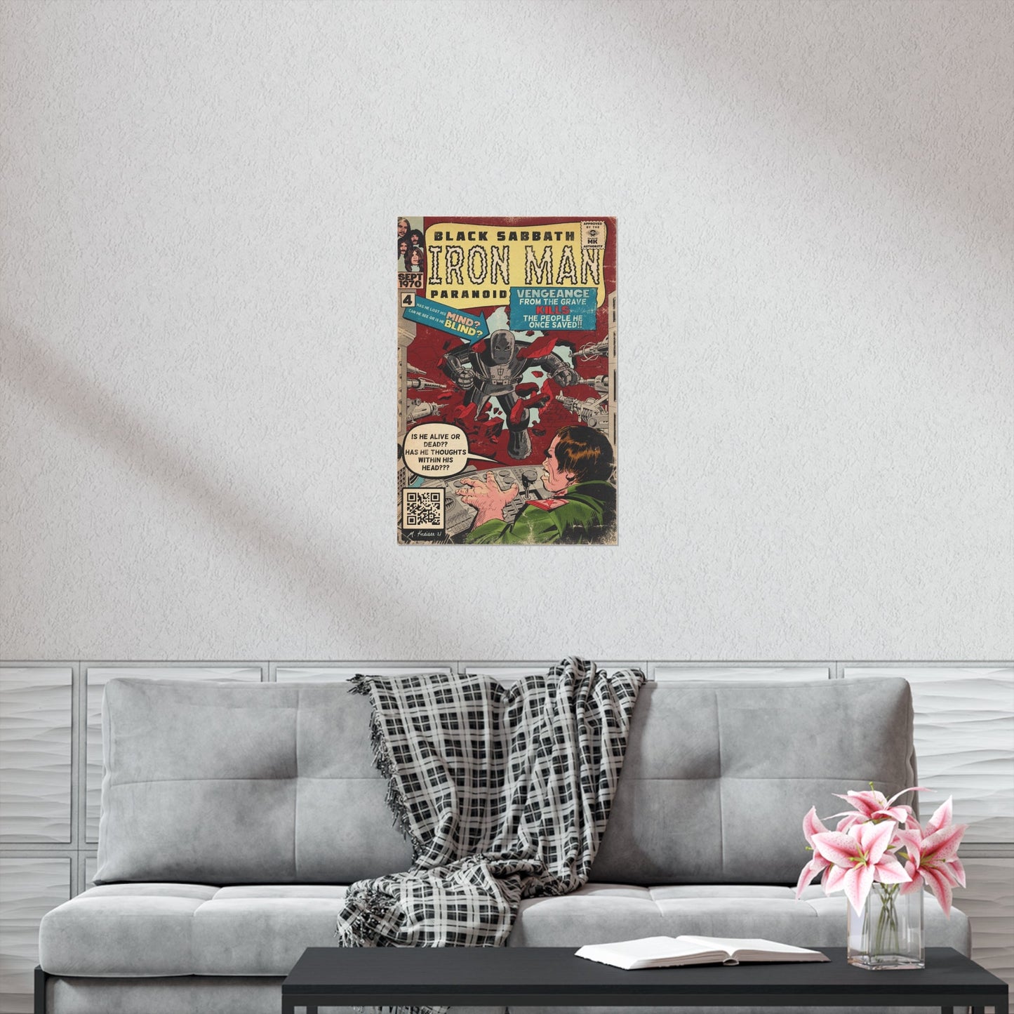 Black Sabbath - Iron Man - Vertical Matte Poster