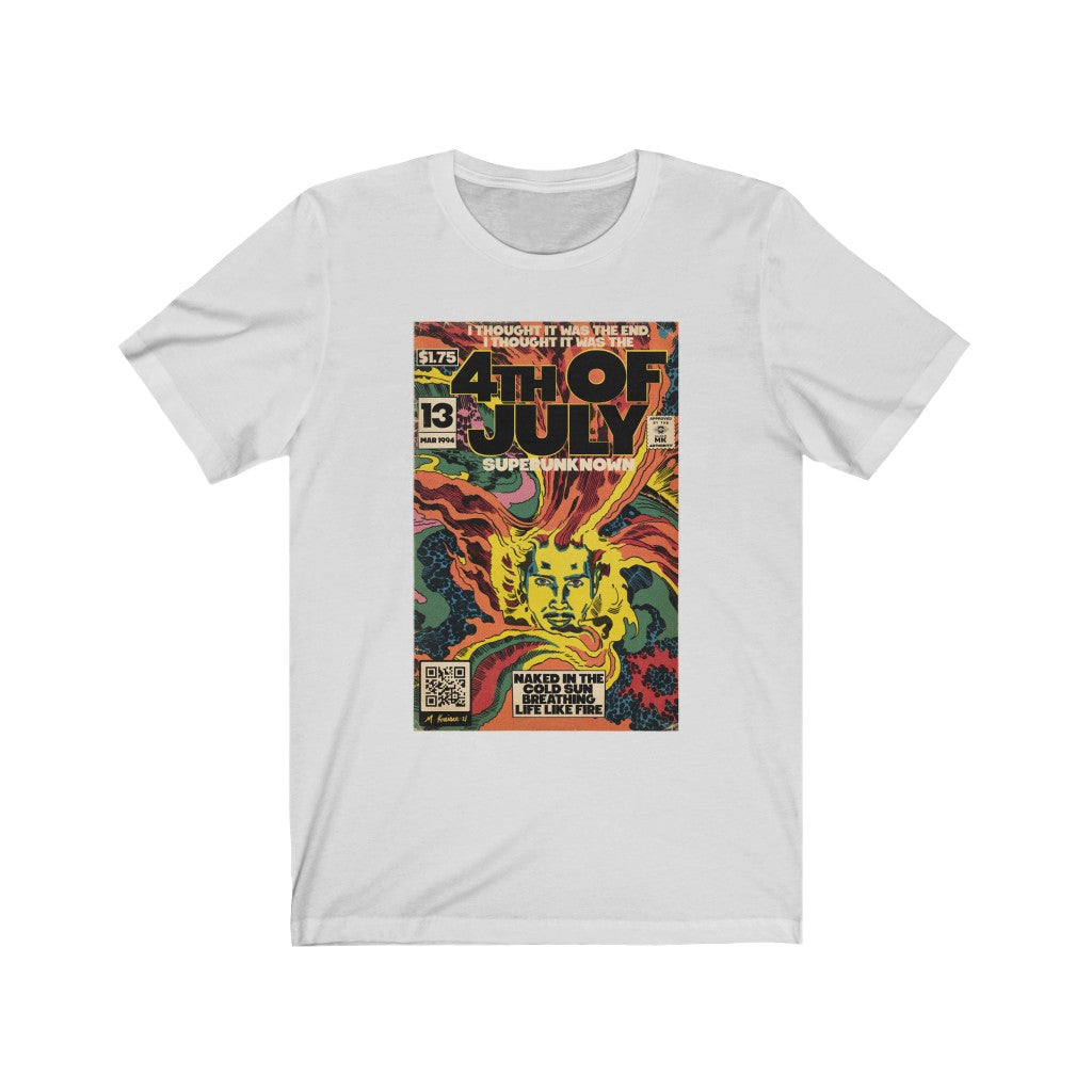 Soundgarden - 4th Of July - Grunge Comic Art - Unisex Jersey Short Sleeve Tee