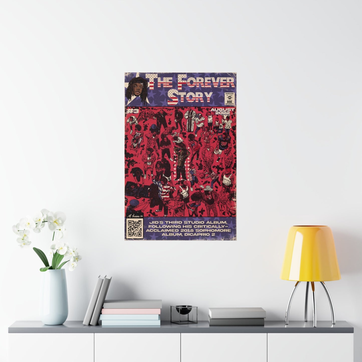 JID- The Forever Story - Vertical Matte Poster