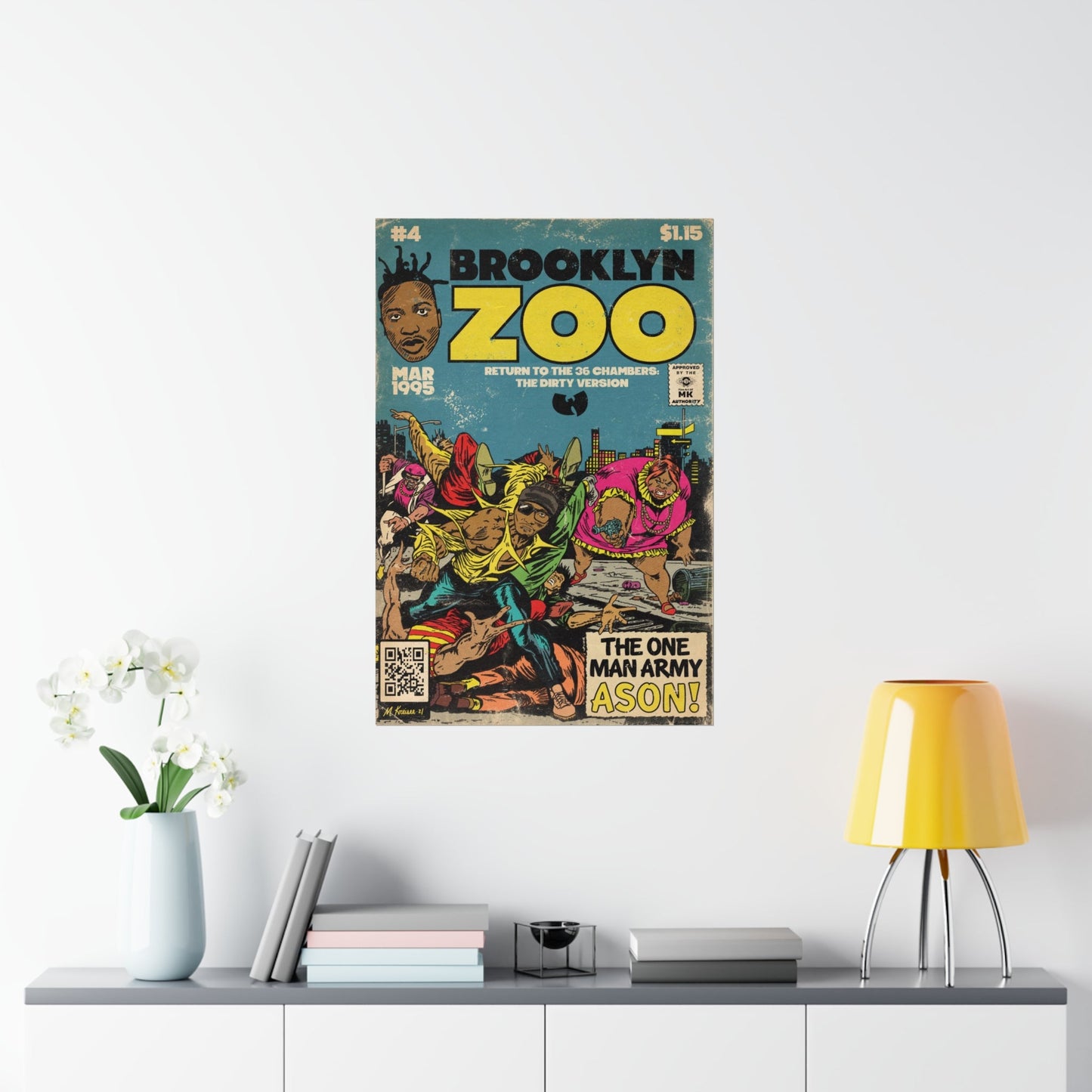 Ol’ Dirty Bastard - Brooklyn Zoo - Wu-Tang ODB - Vertical Matte Poster