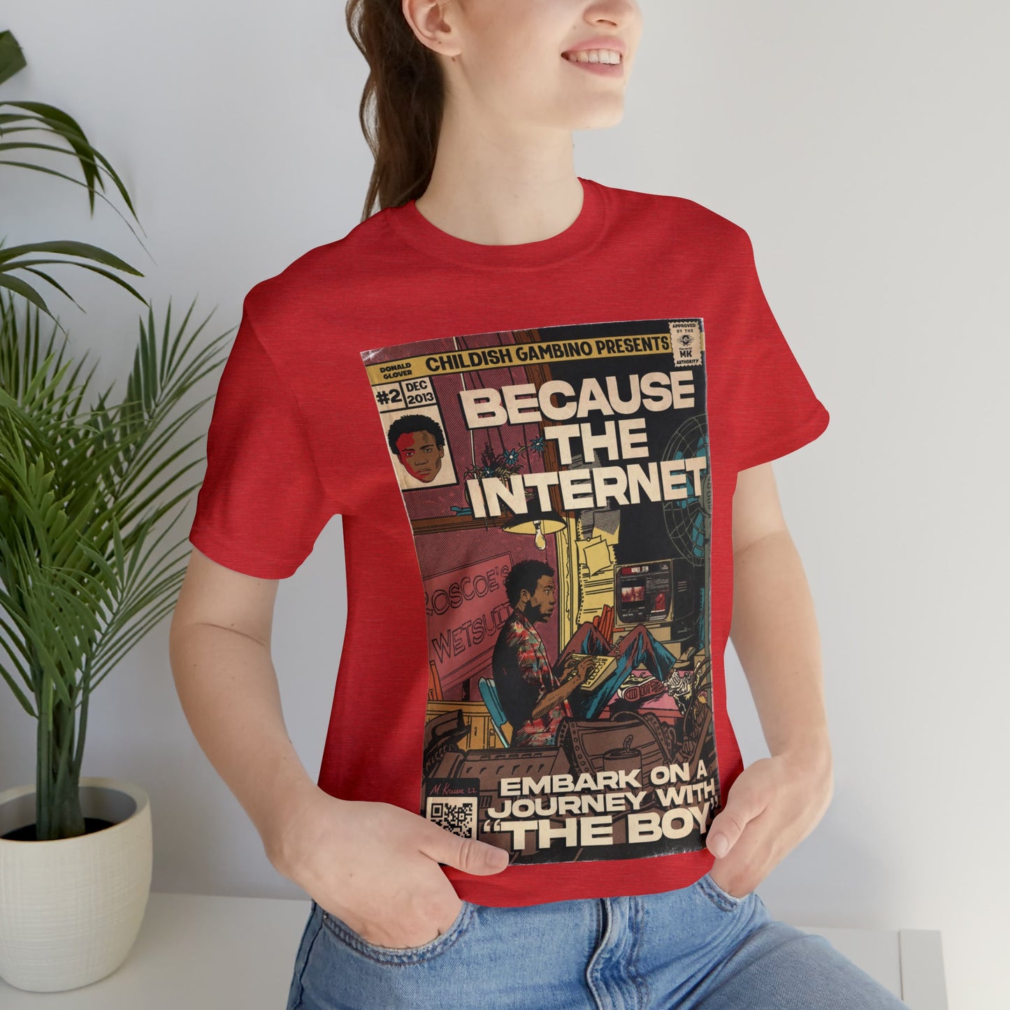 Childish Gambino- Because The Internet - Unisex Jersey Short Sleeve Tee