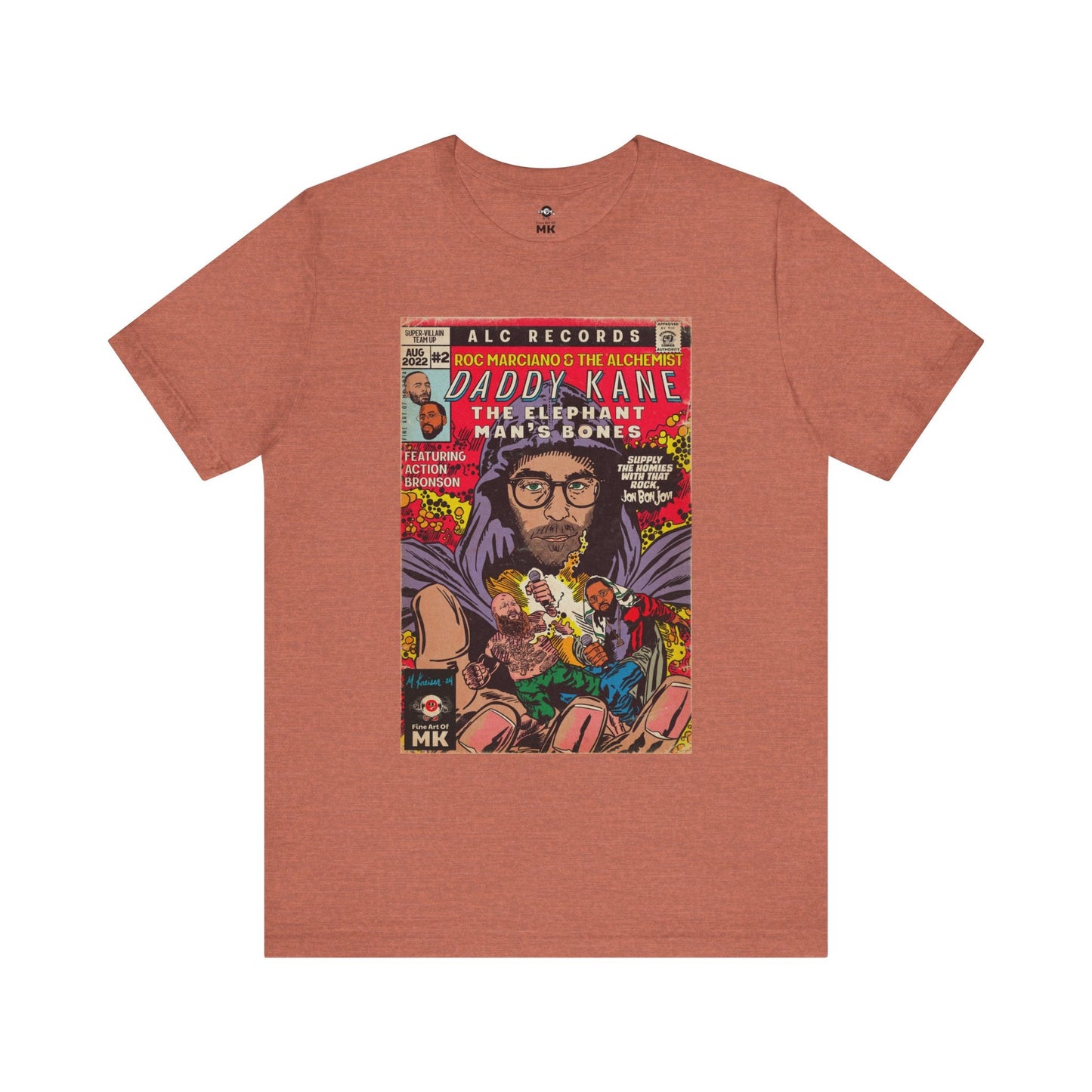 Roc Marciano, Alchemist, Action Bronson - Daddy Kane - Unisex Jersey Short Sleeve Tee