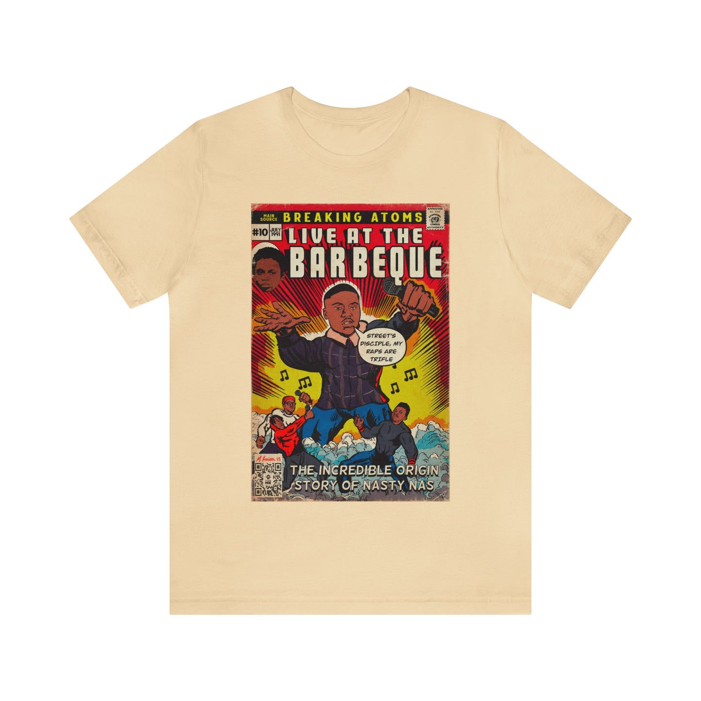 Main Source & Nas - Live at the Barbeque - Unisex Jersey Short Sleeve Tee