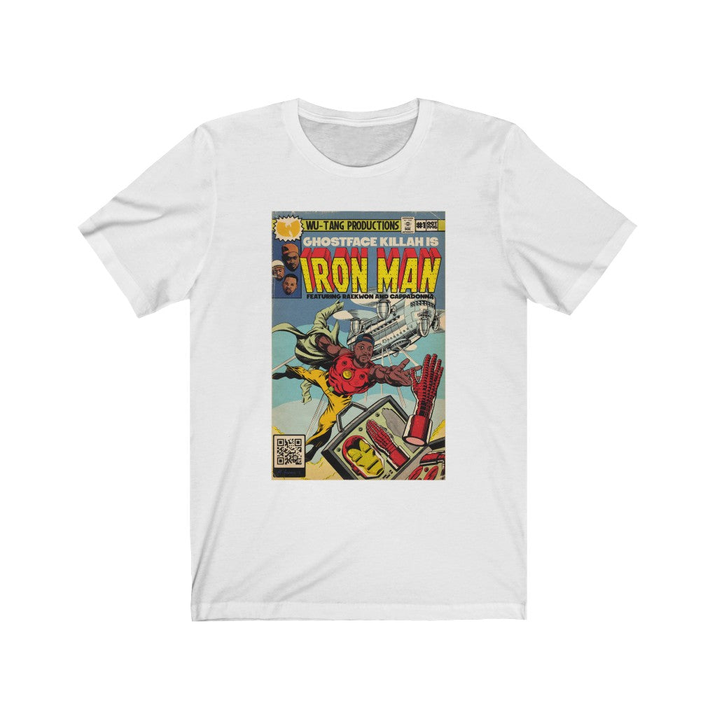 Ghostface Killah - Iron Man - Hip Hop Comic - Wu-Tang - Unisex Jersey Short Sleeve Tee