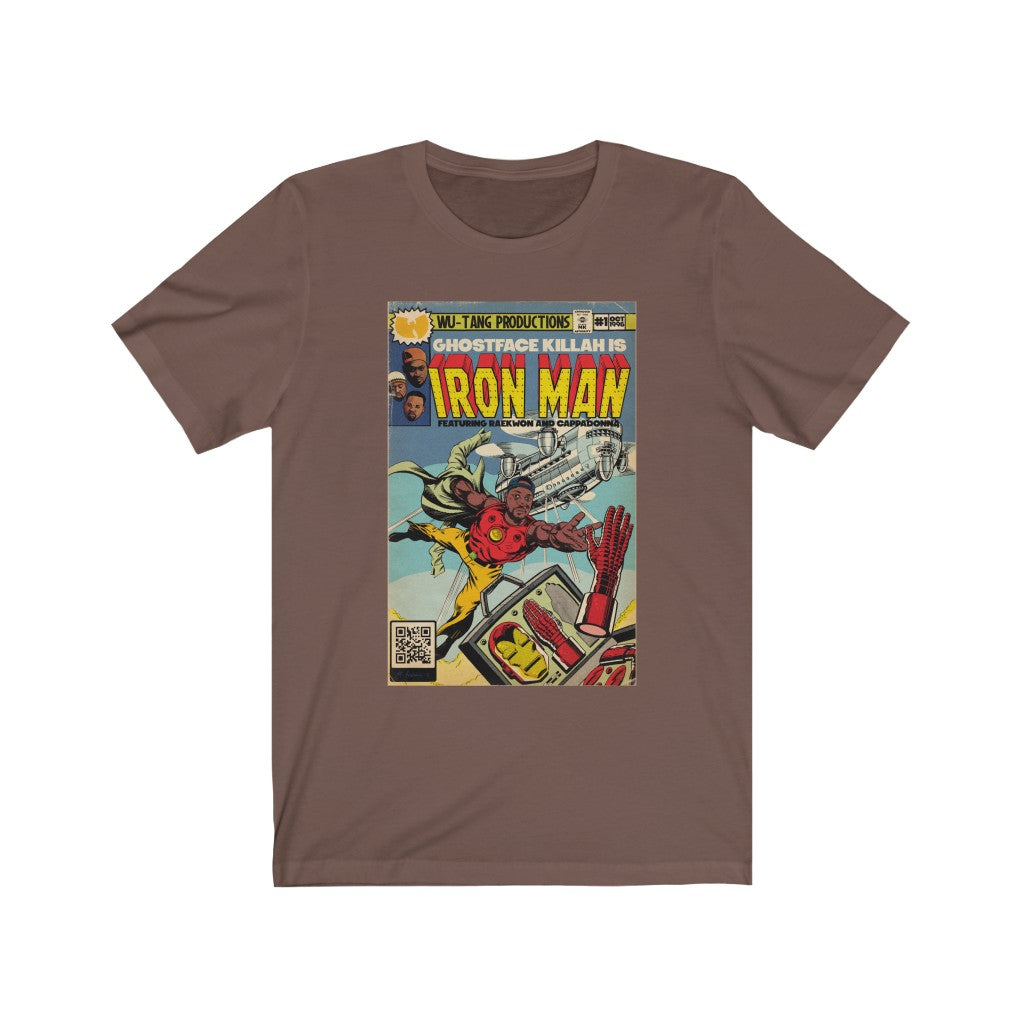 Ghostface Killah - Iron Man - Hip Hop Comic - Wu-Tang - Unisex Jersey Short Sleeve Tee