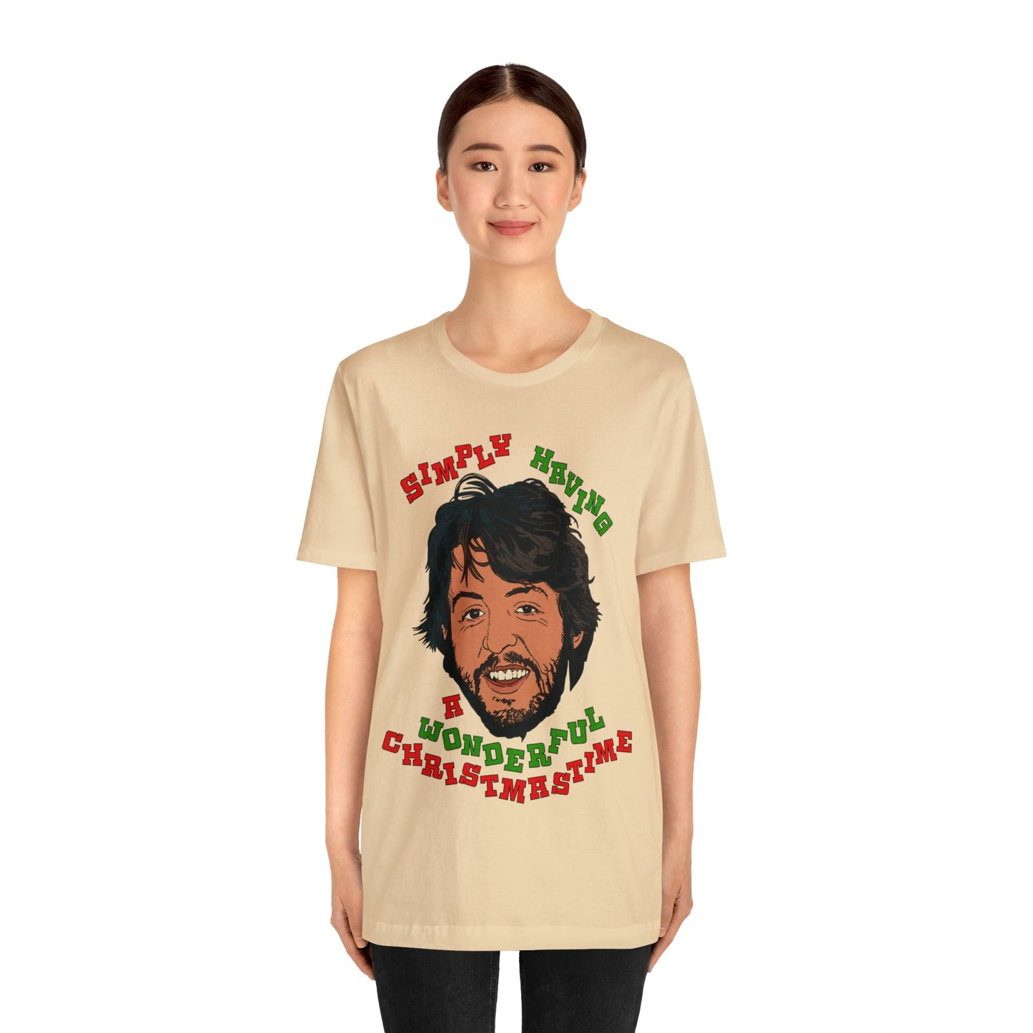 Paul McCartney - Wonderful Christmastime - Unisex Jersey Short Sleeve Tee