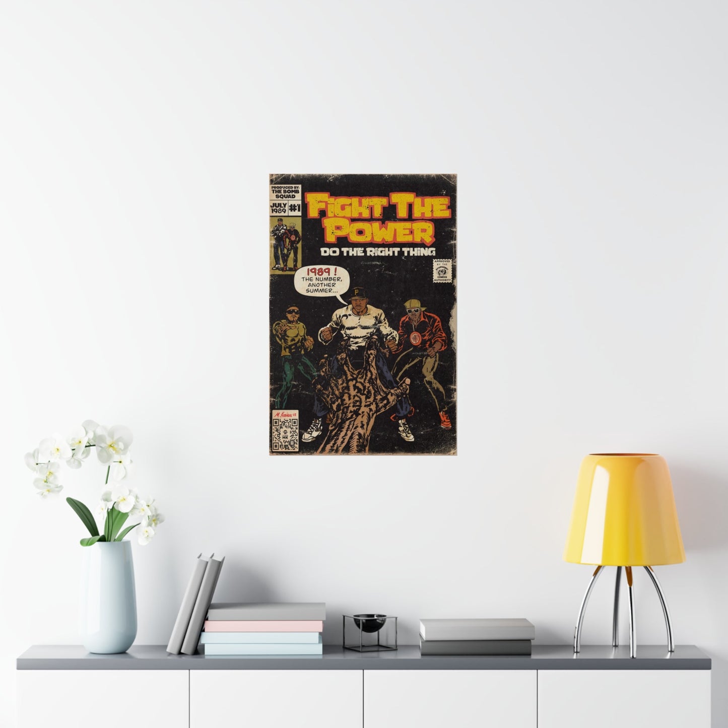 Public Enemy - Fight The Power -  Vertical Matte Poster