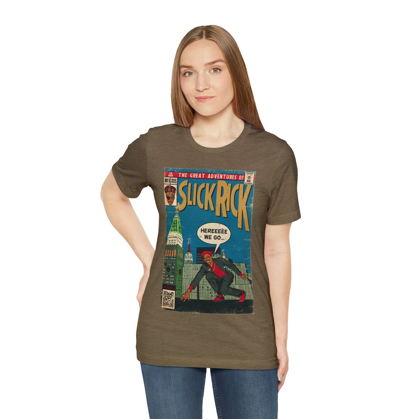 The Great Adventures of Slick Rick - Comic Art - Unisex Jersey Short Sleeve Tee