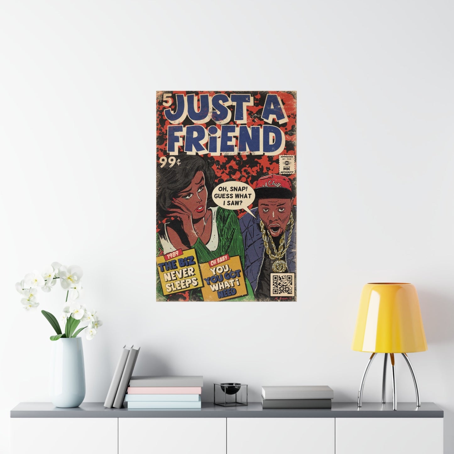 Biz Markie - Just A Friend - Vertical Matte Poster