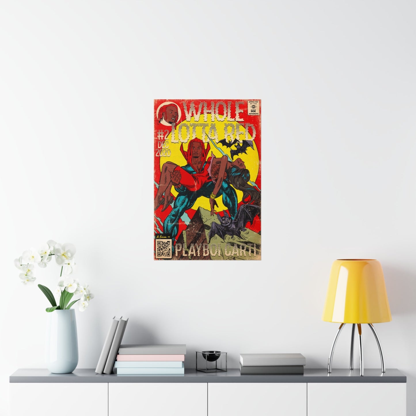 Playboi Carti - Whole Lotta Red -Vertical Matte Poster