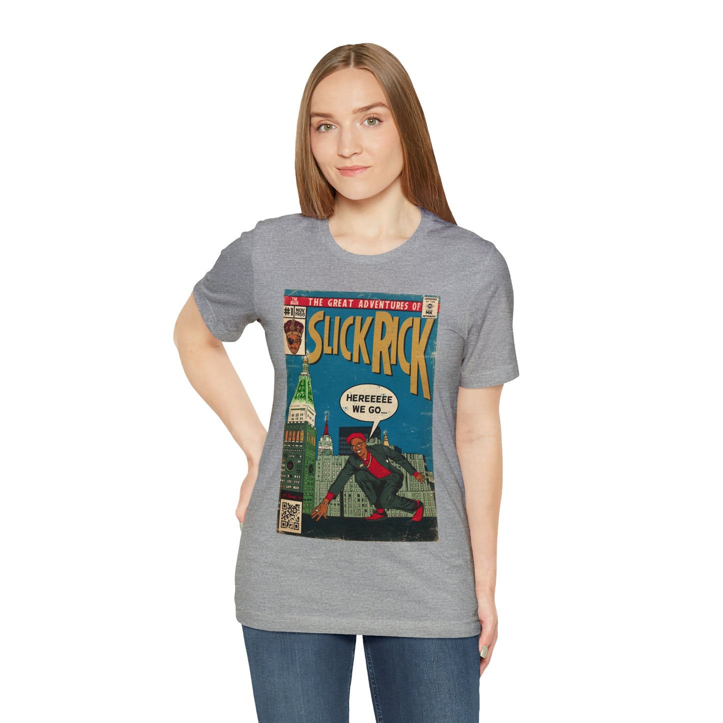 The Great Adventures of Slick Rick - Comic Art - Unisex Jersey Short Sleeve Tee