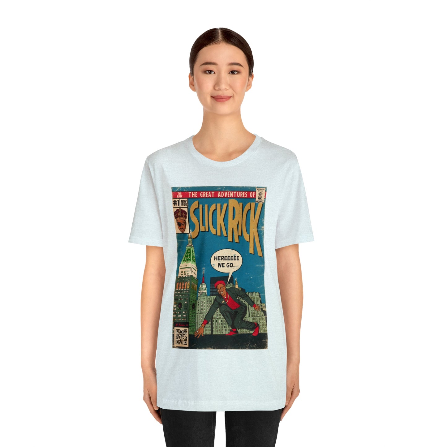 The Great Adventures of Slick Rick - Comic Art - Unisex Jersey Short Sleeve Tee