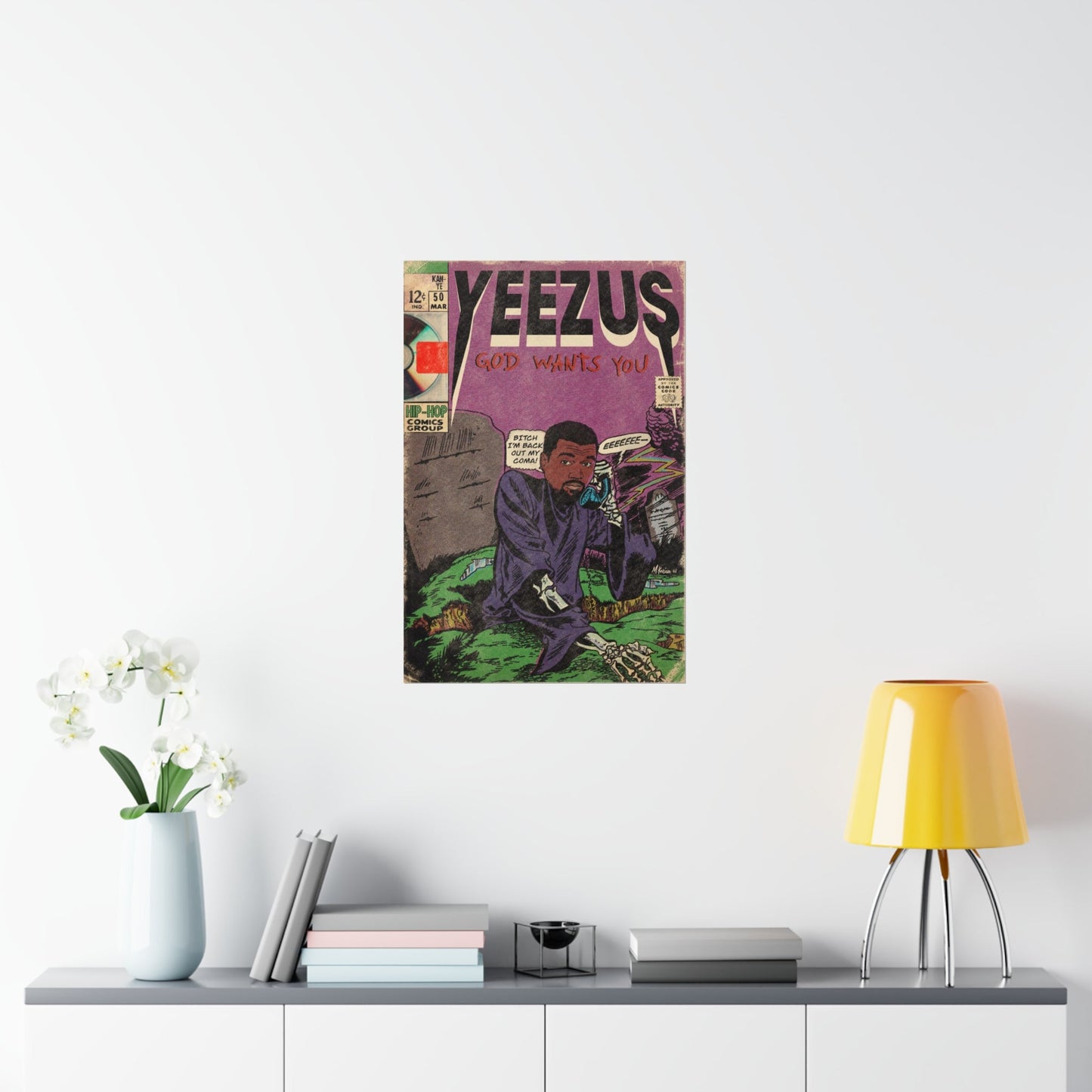 Kanye West - Yeezus - Vertical Matte Poster