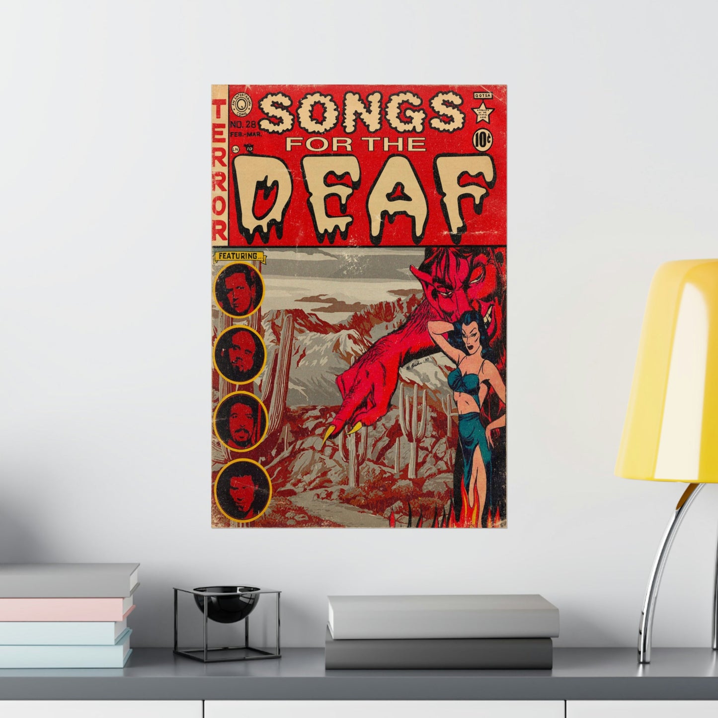 Queens Of The Stone Age - Songs For The Deaf - QOTSA - Vertical Matte Poster