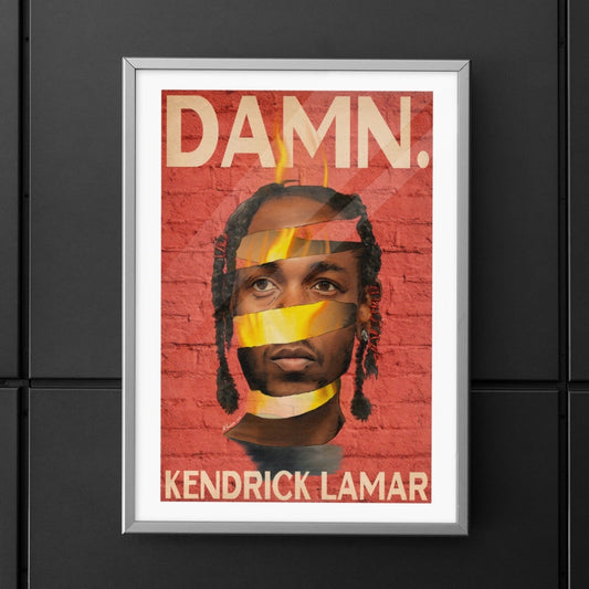 Kendrick Lamar- DAMN. Surreal - Vertical Matte Poster