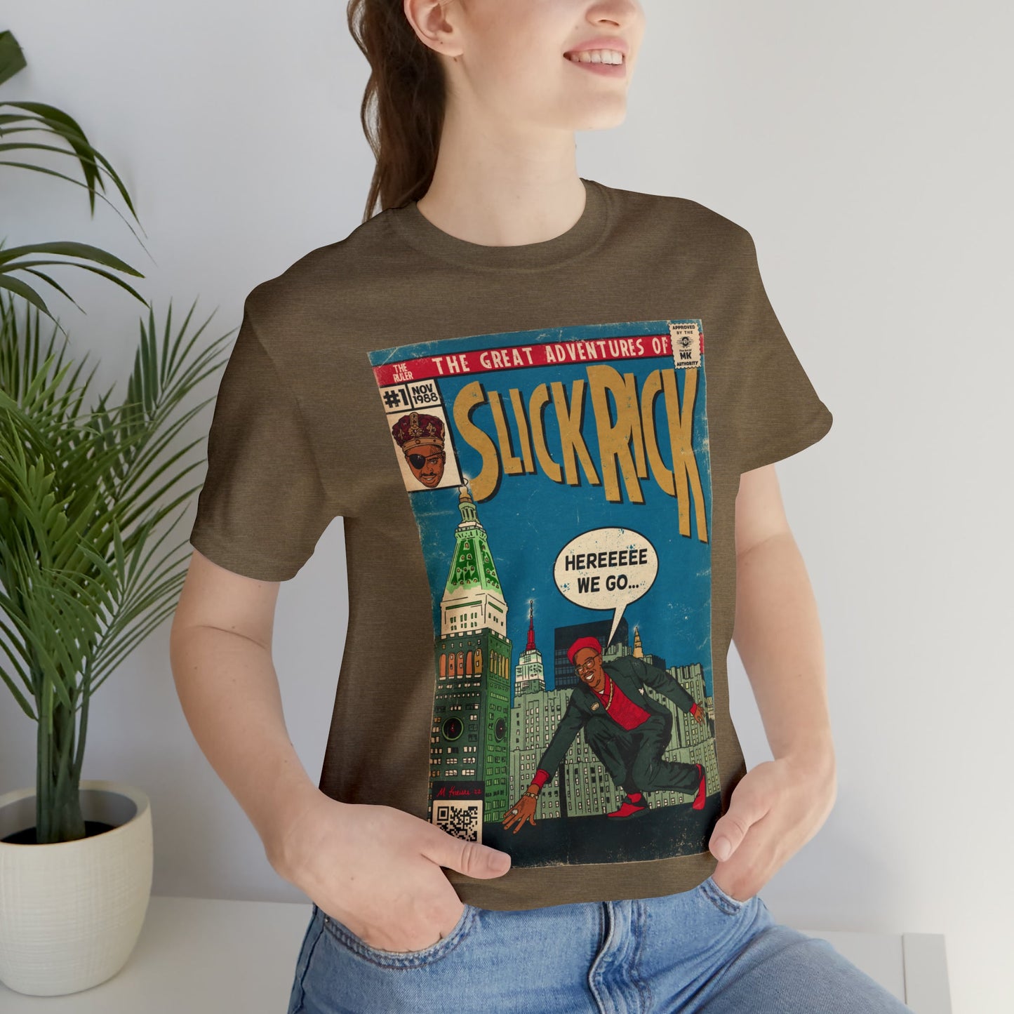 The Great Adventures of Slick Rick - Comic Art - Unisex Jersey Short Sleeve Tee