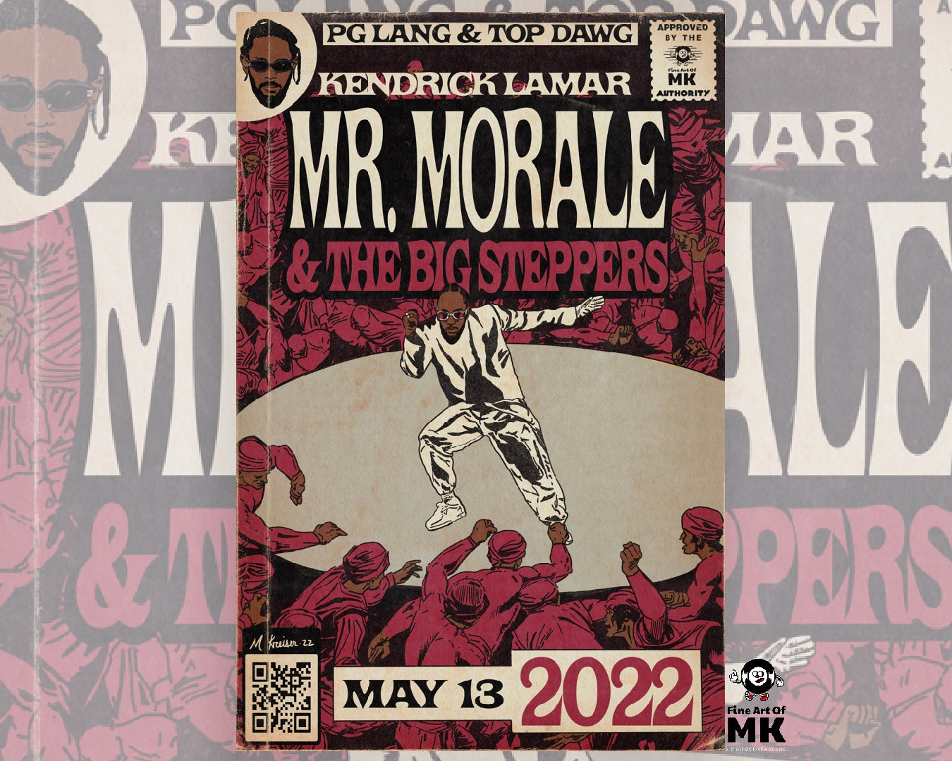 Kendrick Lamar - Mr. Morale & The Big Steppers - Comic Art -Unisex Jersey Short Sleeve Tee