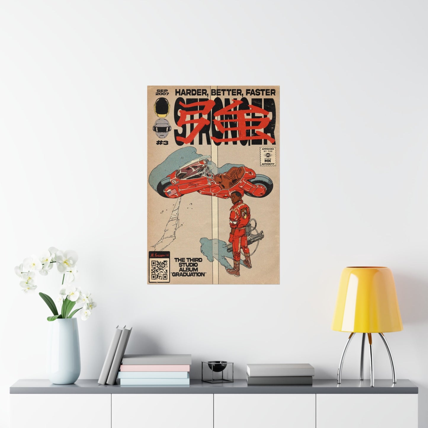 Kanye West- Stronger - Akira - Vertical Matte Posters