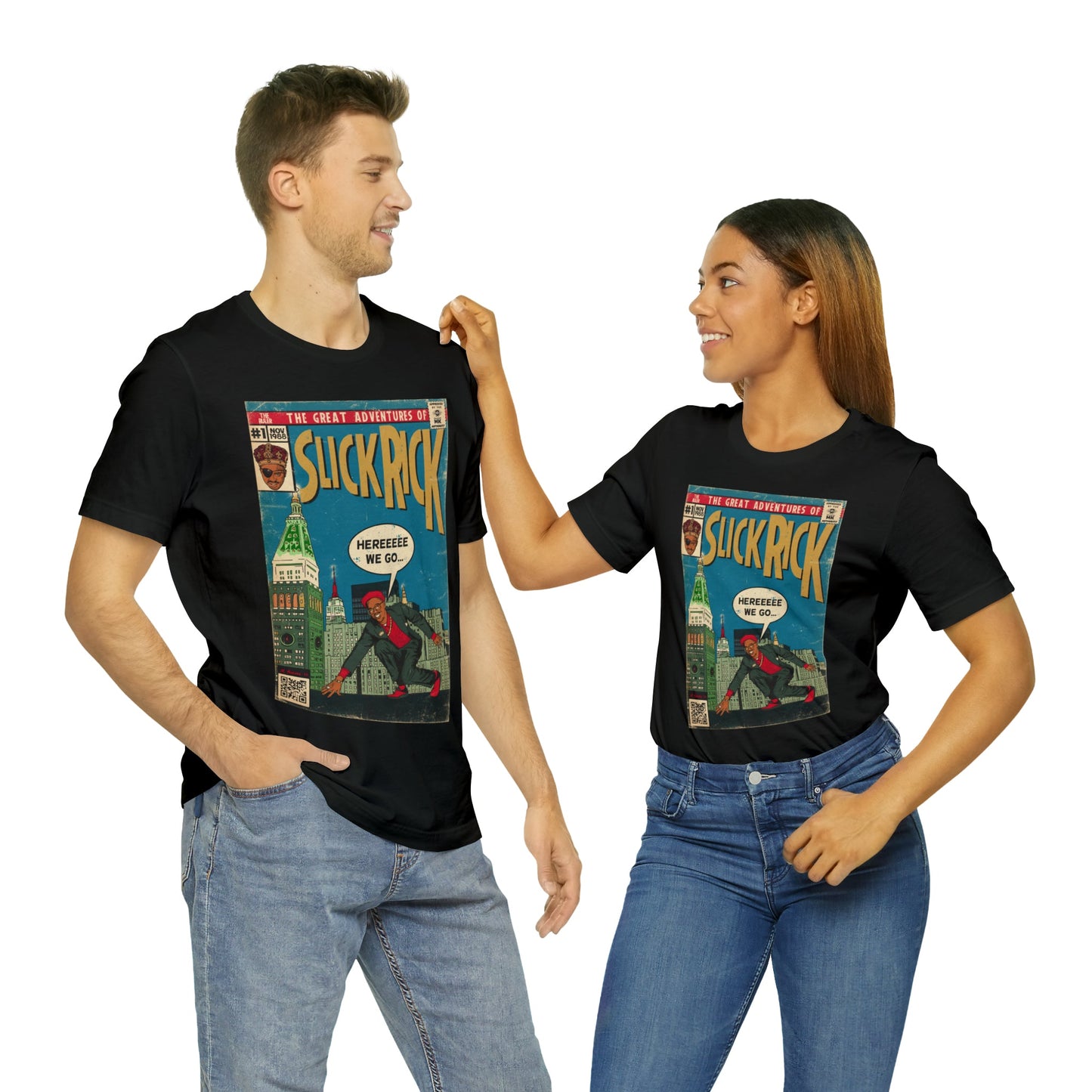 The Great Adventures of Slick Rick - Comic Art - Unisex Jersey Short Sleeve Tee