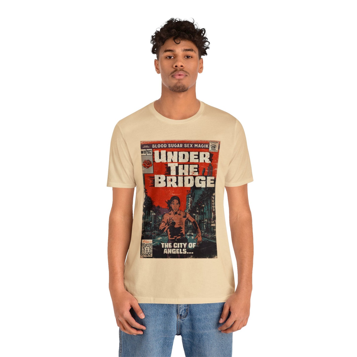 Red Hot Chili Peppers- Under The Bridge - Unisex Jersey Short Sleeve Tee