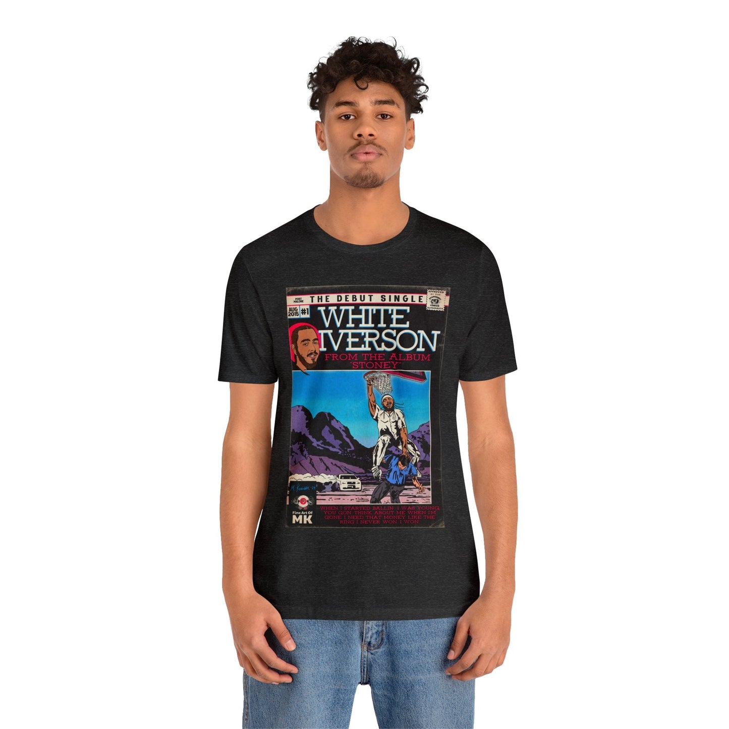 Post Malone - White Iverson -  Unisex Jersey Short Sleeve Tee