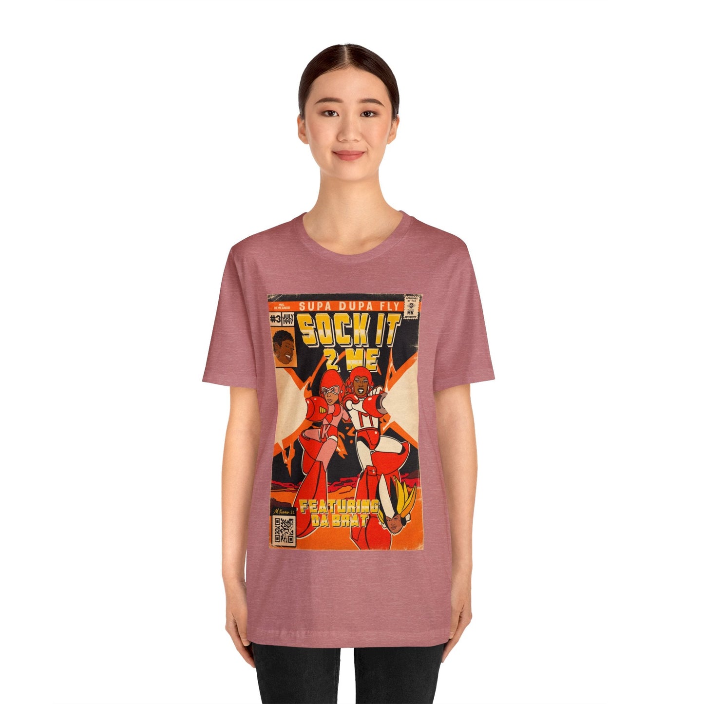 Missy Elliot, Da Brat, & Lil Kim - Sock It To Me - Unisex Jersey Short Sleeve Tee