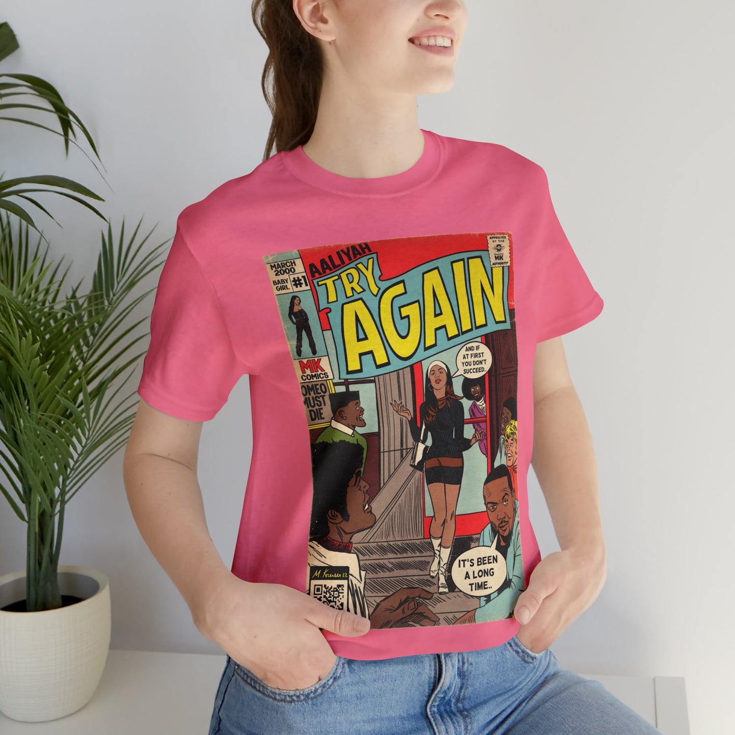 Aaliyah - Try Again - Unisex Jersey Short Sleeve Tee