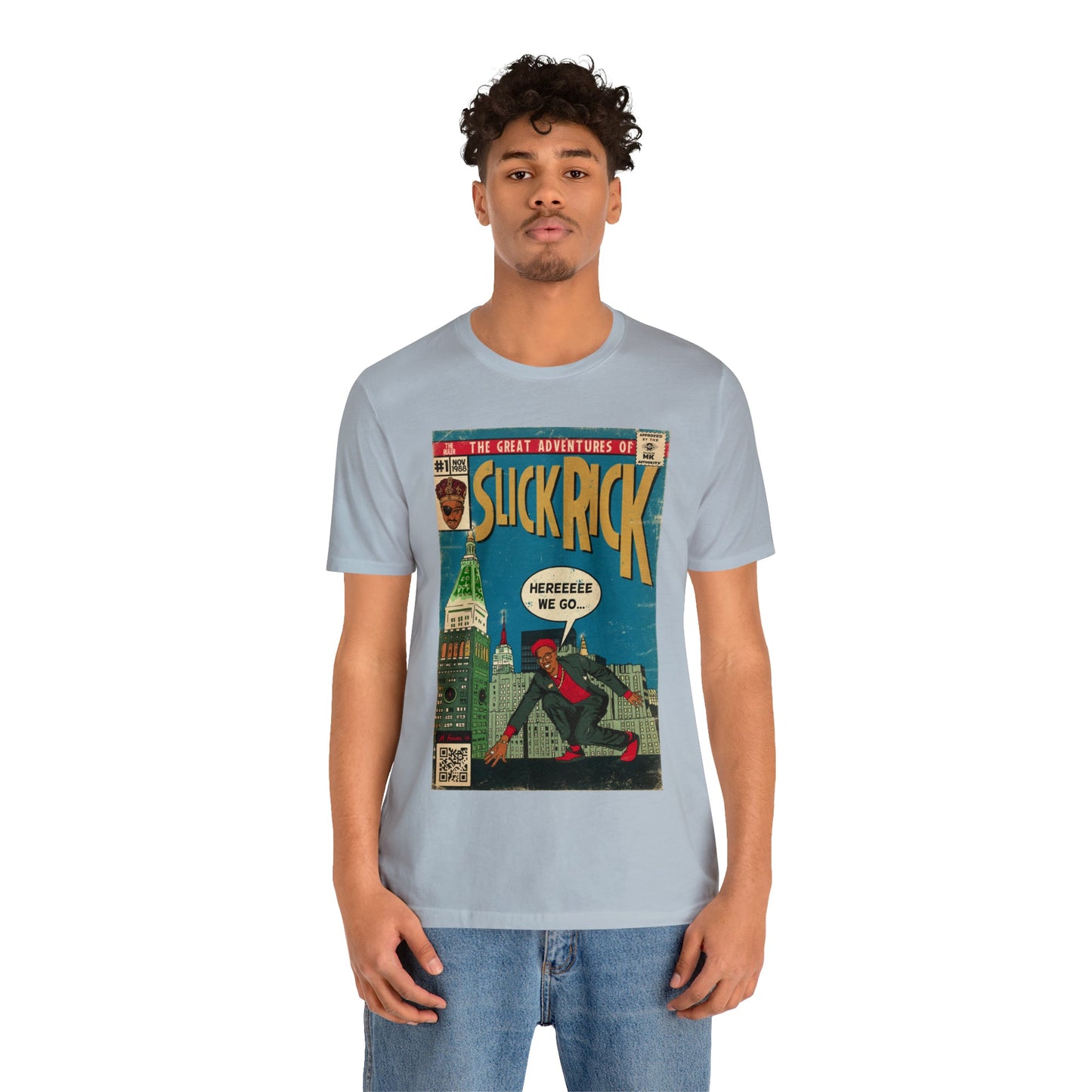 The Great Adventures of Slick Rick - Comic Art - Unisex Jersey Short Sleeve Tee