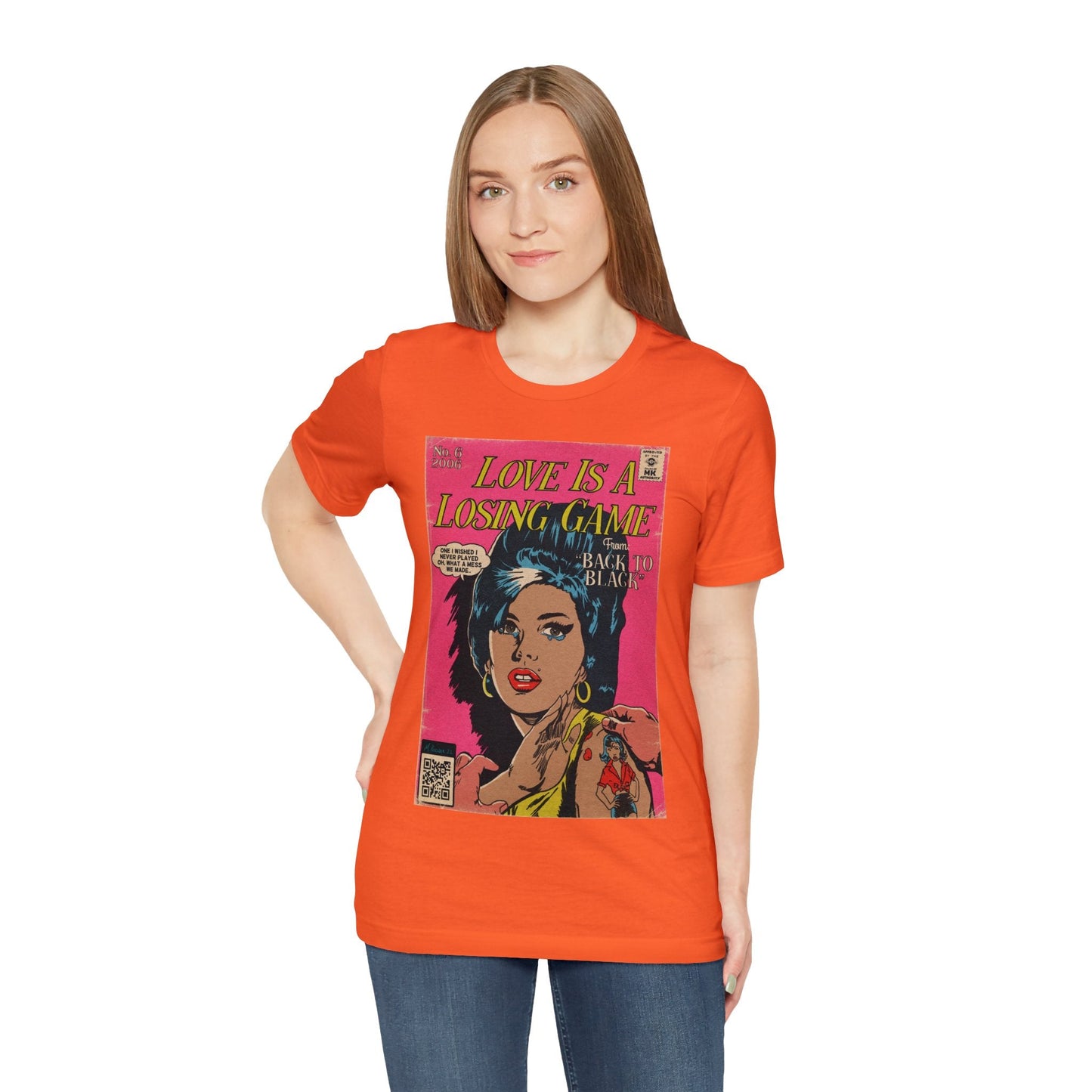 Amy Winehouse - Love Is A Losing Game - Unisex Jersey Short Sleeve Tee