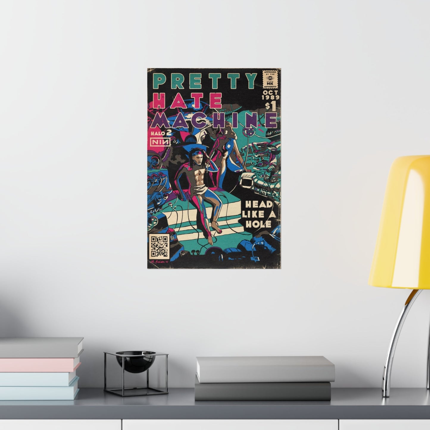 Nine Inch Nails - Pretty Hate Machine - Vertical Matte Poster