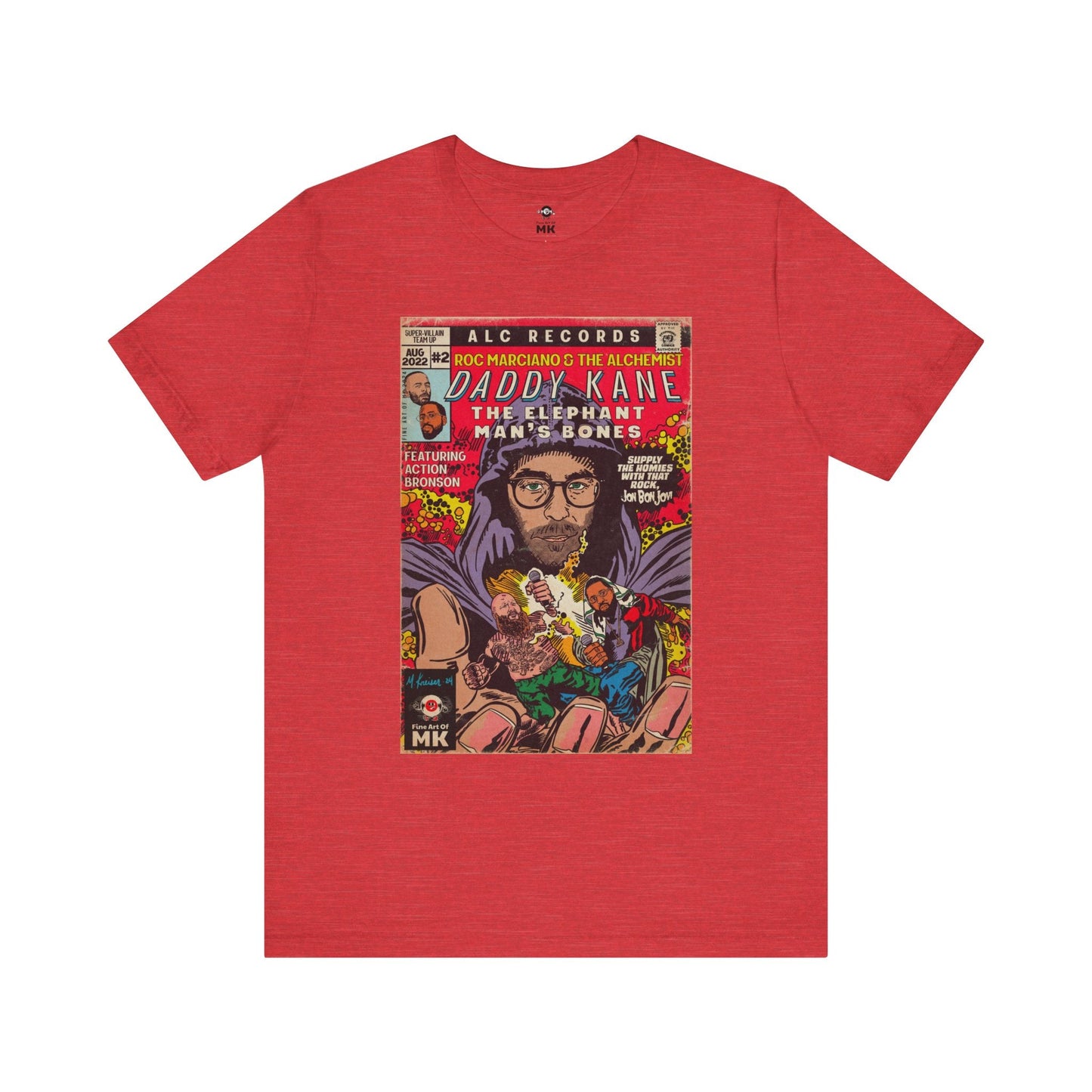 Roc Marciano, Alchemist, Action Bronson - Daddy Kane - Unisex Jersey Short Sleeve Tee